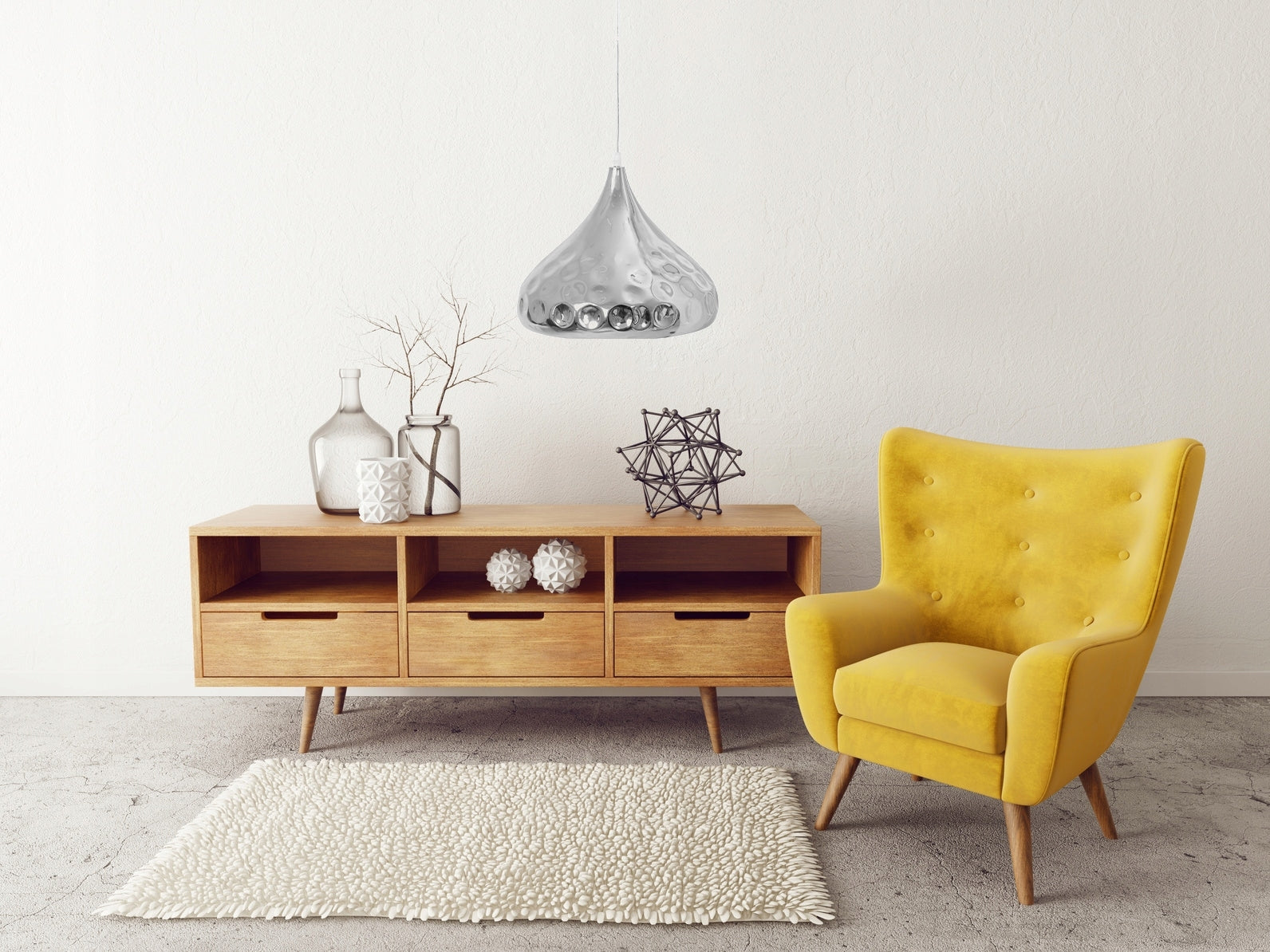 Lampa De Tavan Oglinda Silver APP272-1CP  3