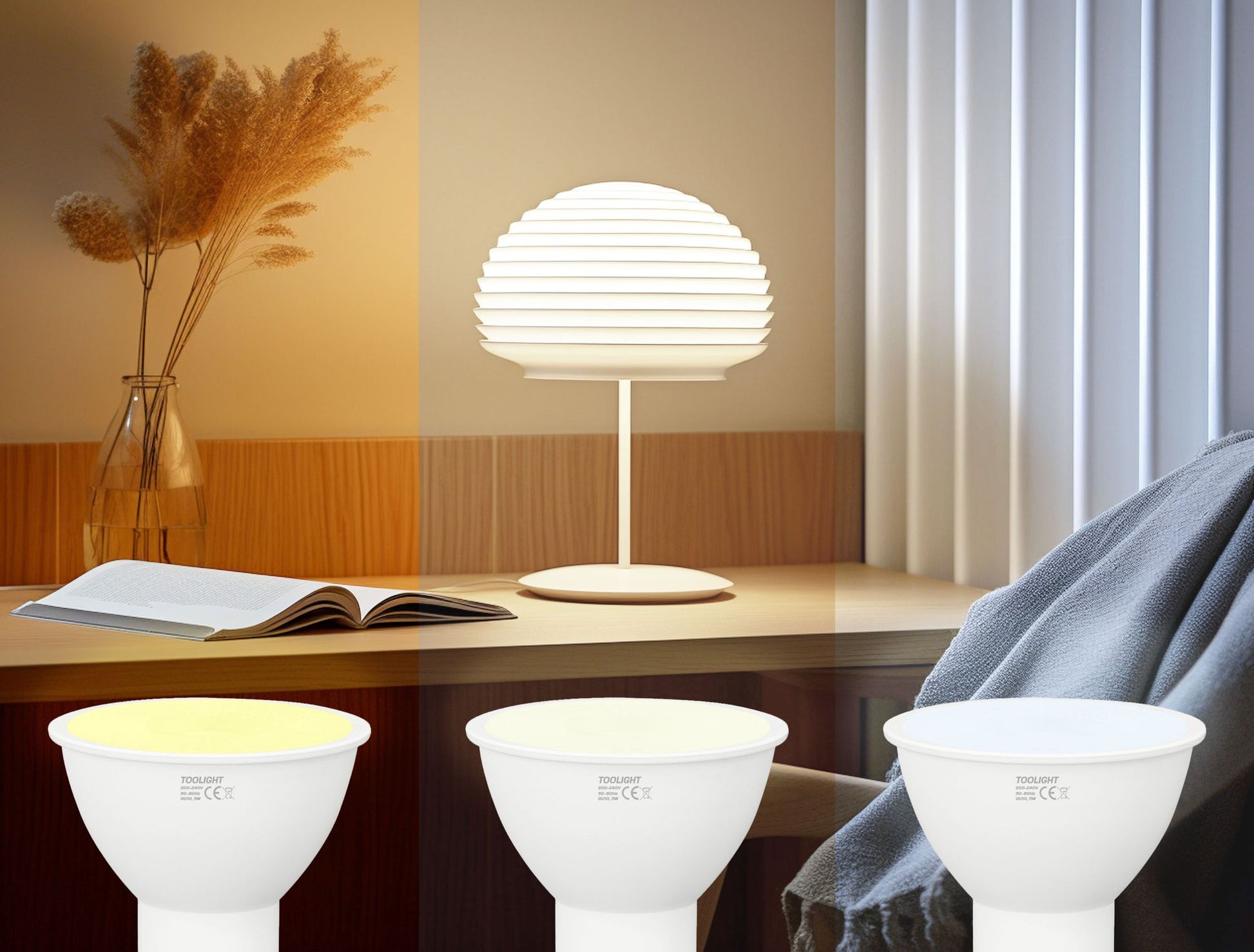 Bec cu LED RSL044 GU10 7W Neutral  6