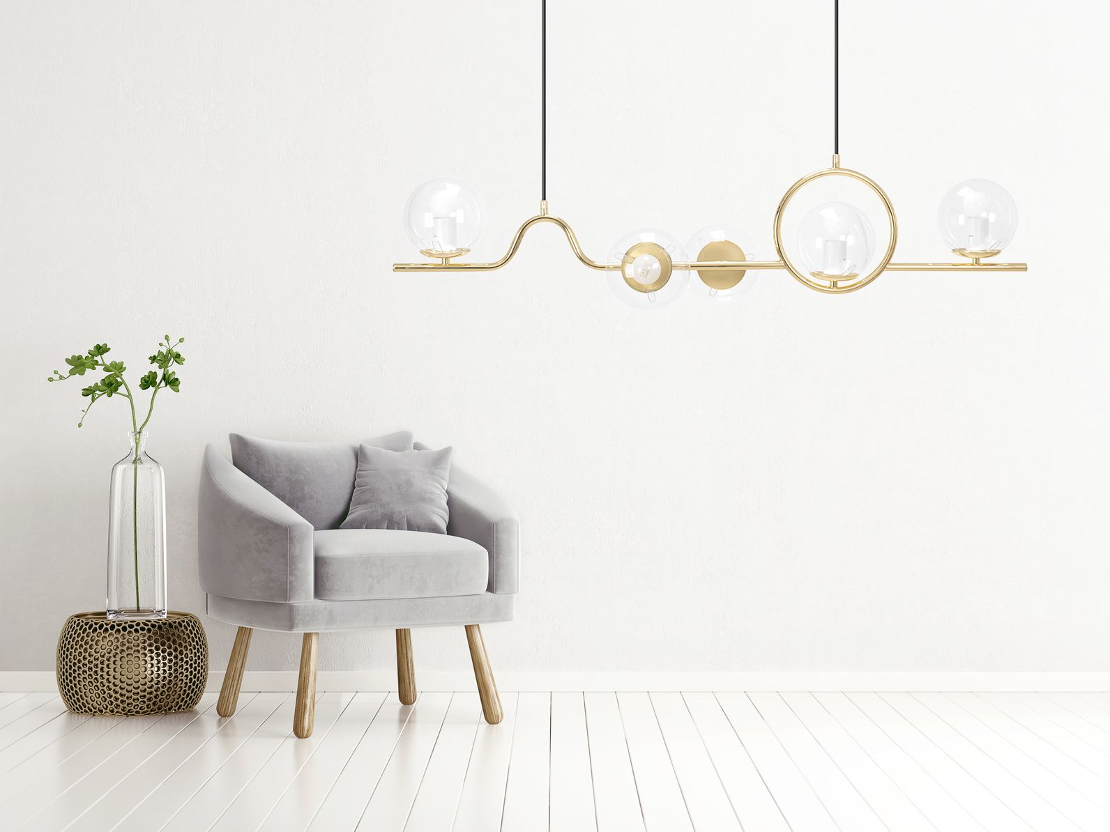 Lampă de tavan gold app1023-5cp  5