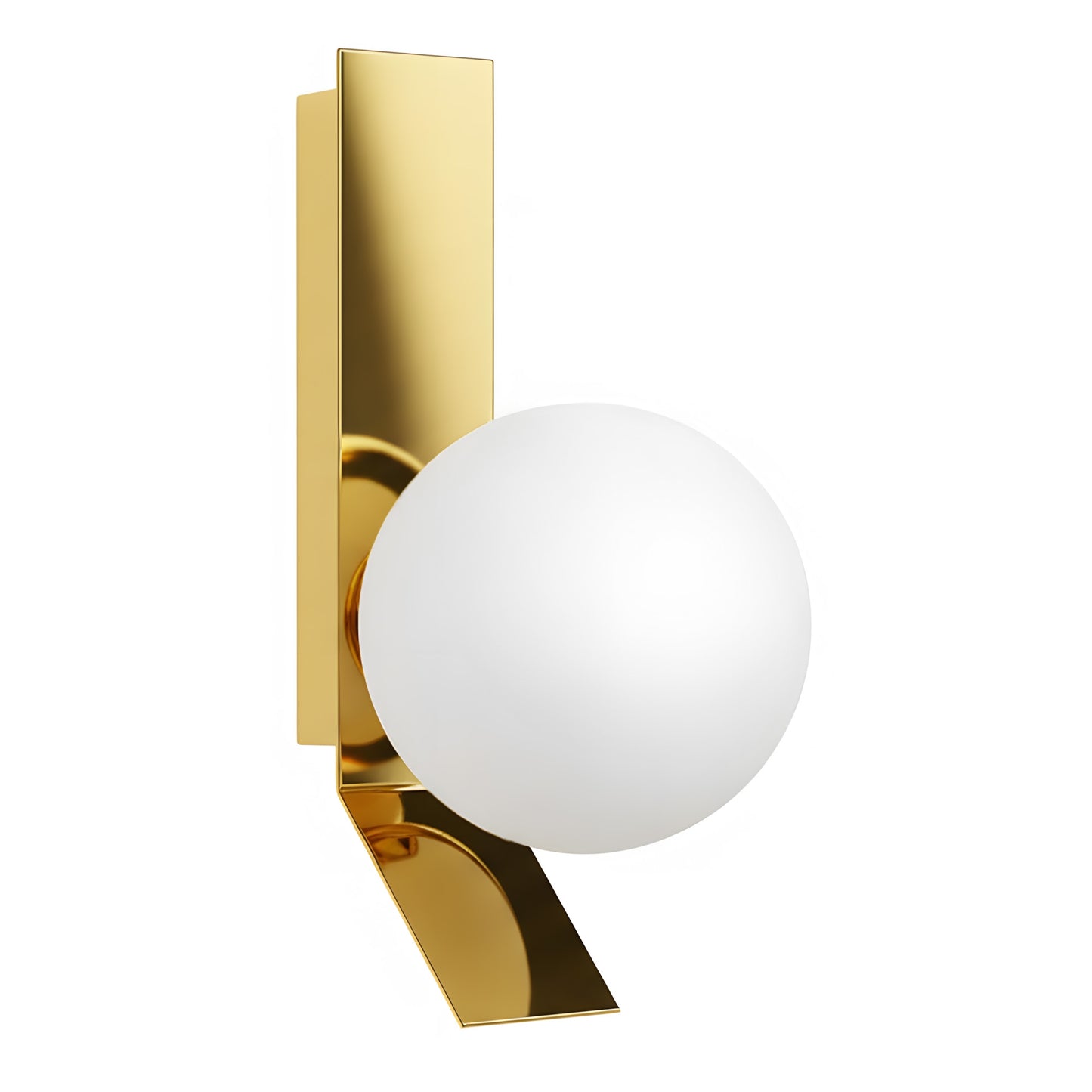 APP1758-1W Aplică De Perete Aurie/albă Periată  3