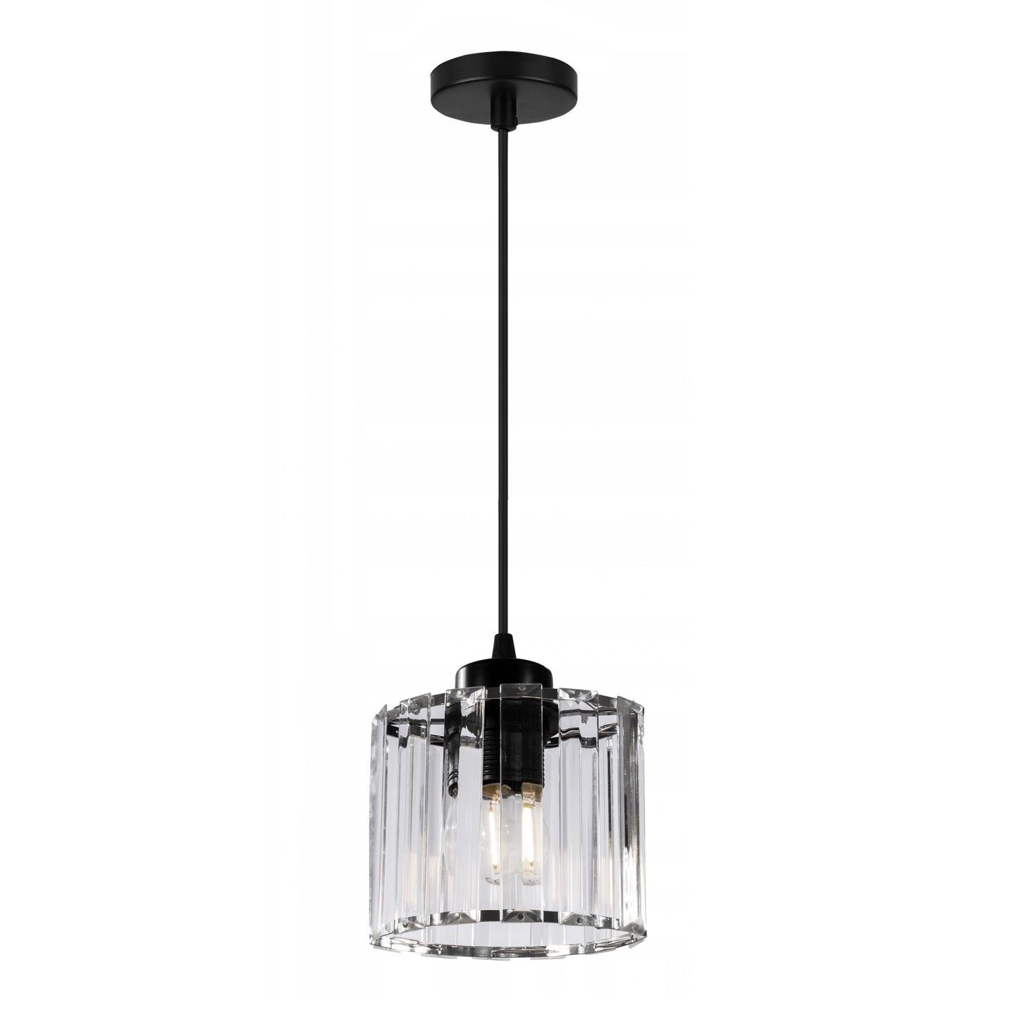 Lampă de tavan din cristal negru APP511-1CP  2