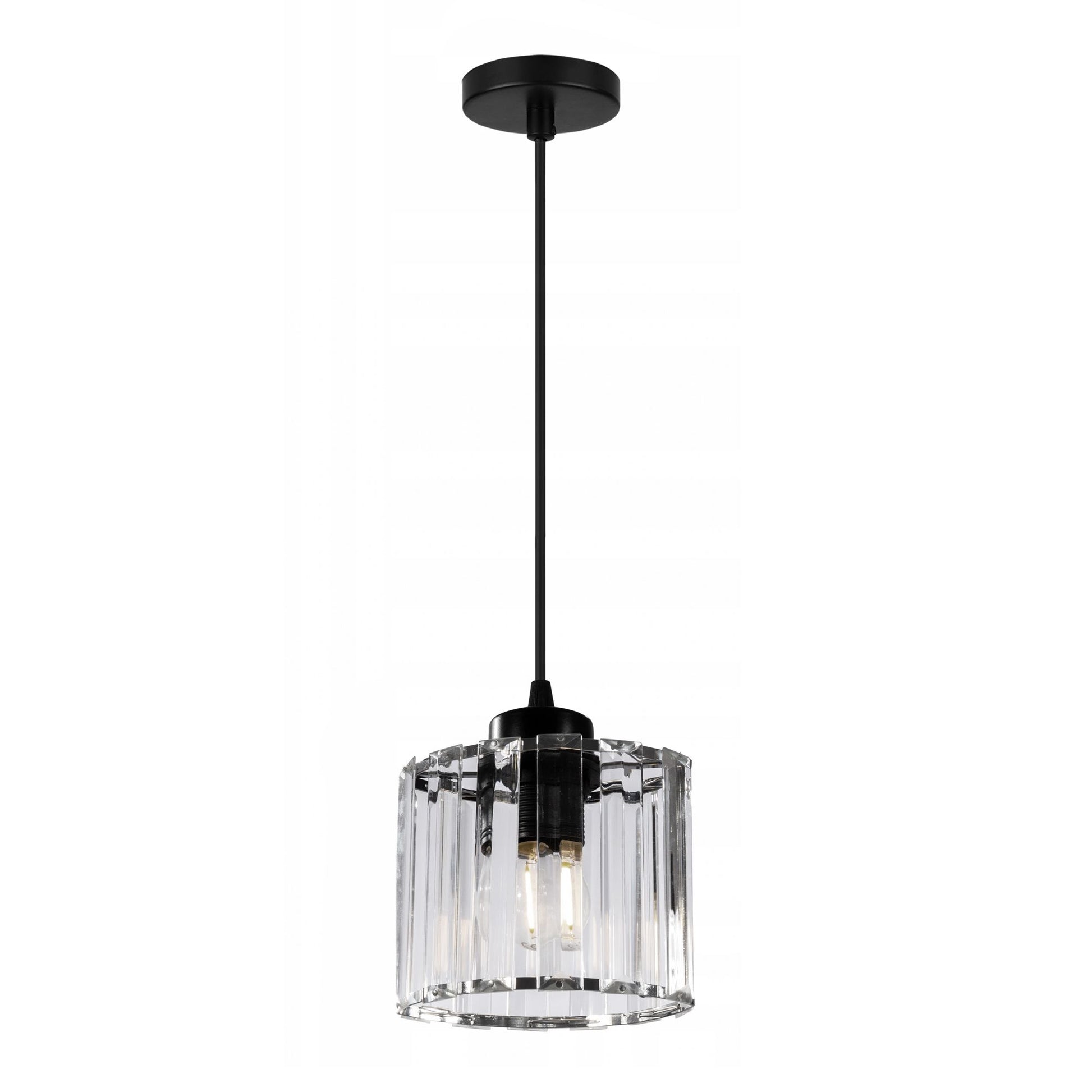 Lampă de tavan din cristal negru APP511-1CP  2