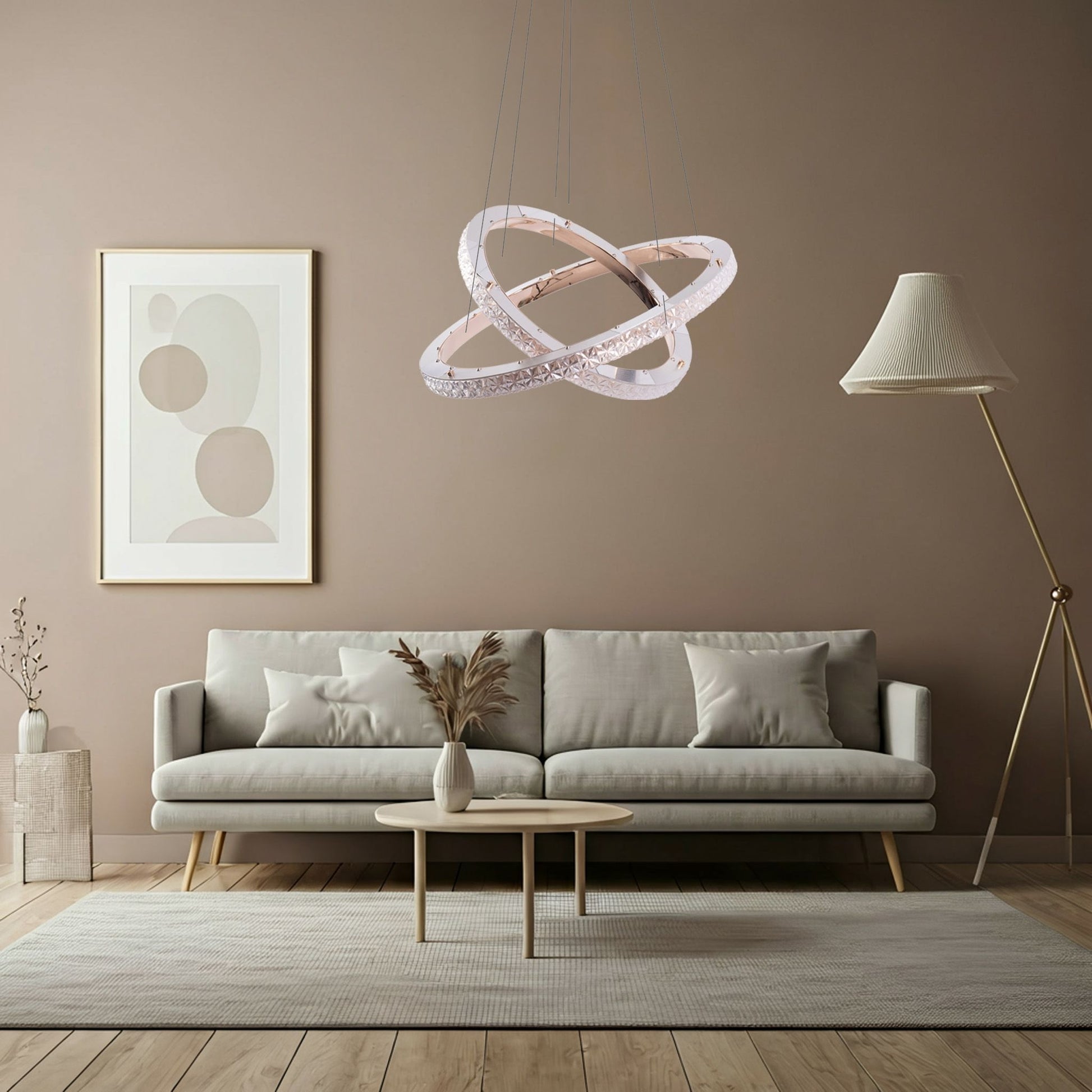 Lampa Led Ms011-cp Rose Gold 59cm  6
