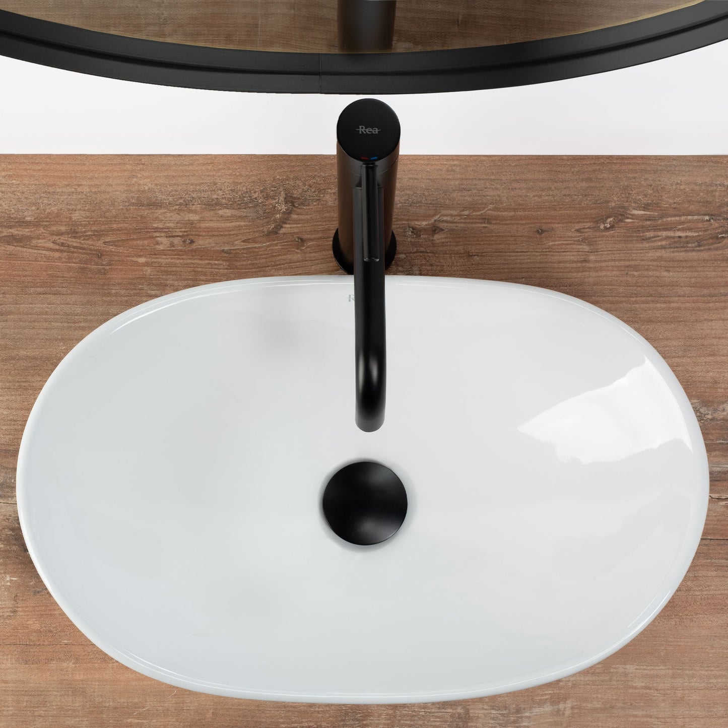 Lavoar pentru blat REA Royal Mini White 3