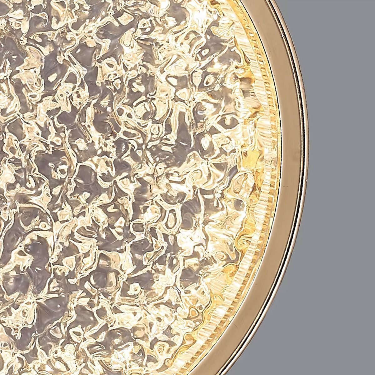 Lustră Cu Cristale Suspendată Led Lhj100-1cp Złota  5