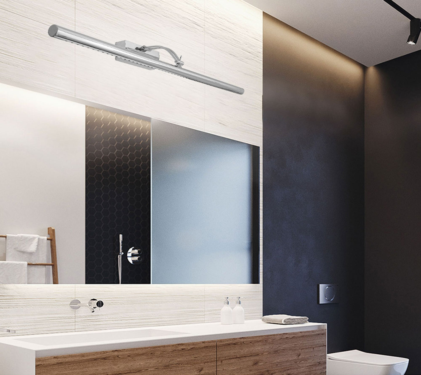 APLICA de baie LED pentru oglinda 15W 106CM APP367-1W Crom  3