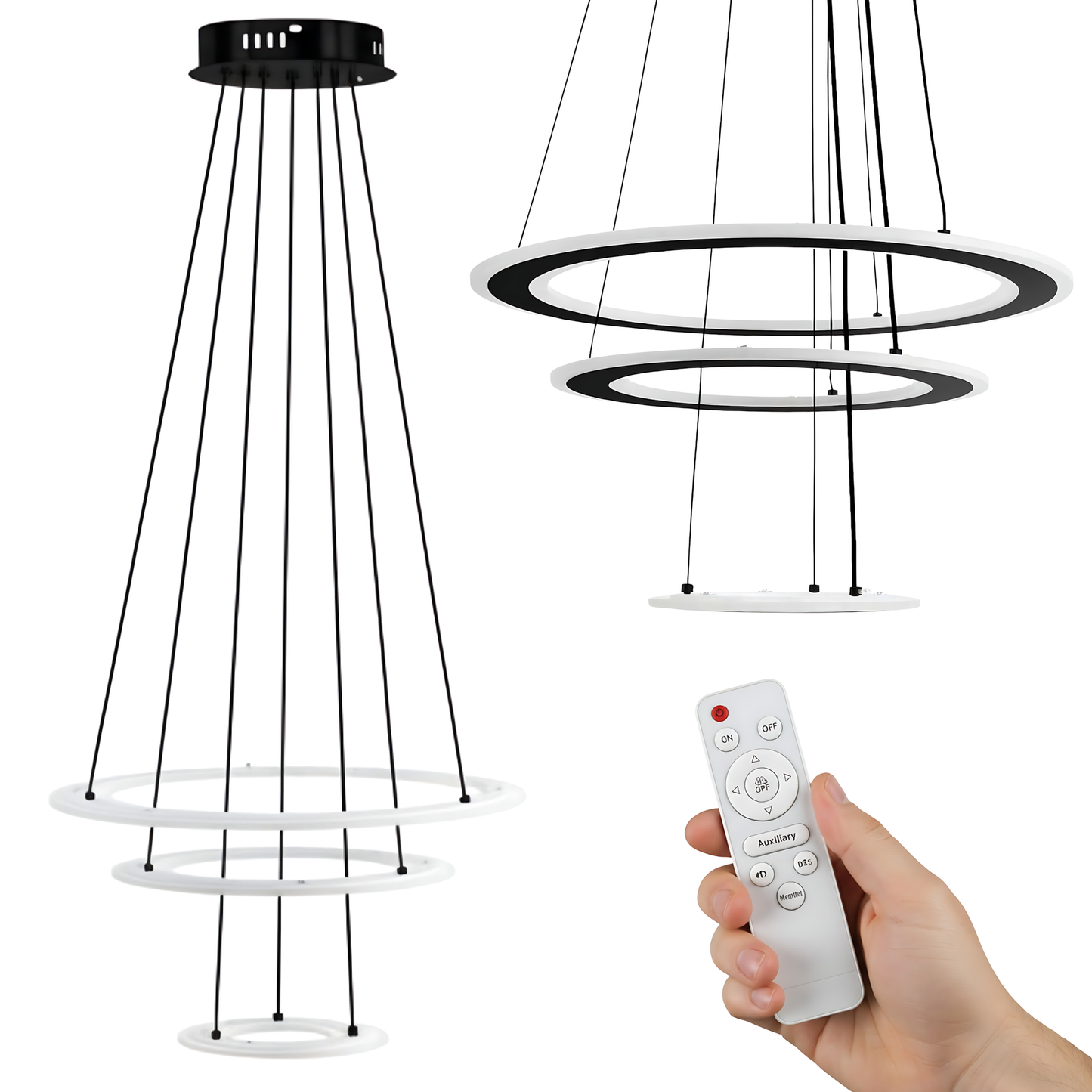 Lampa Led G040-3cp Black  1