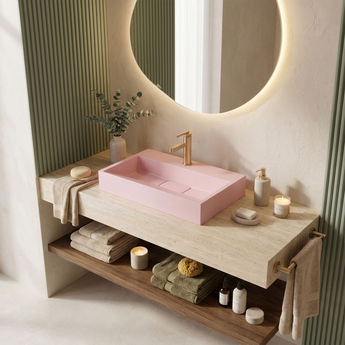 Lavoar Pentru Blat GOYA PINK 60CM 8