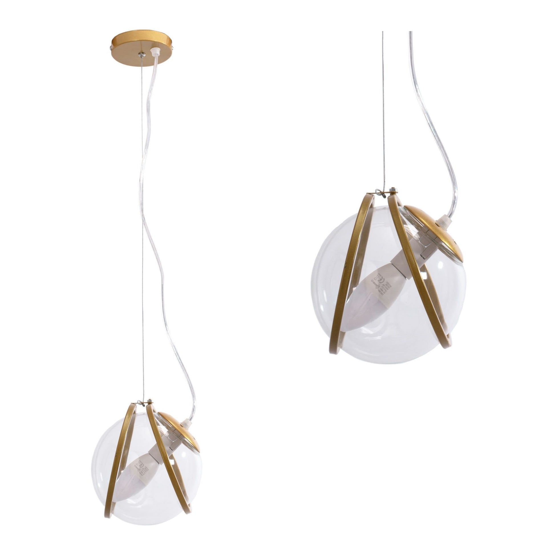 Lampa APP1089-1CP Gold Transparent  8
