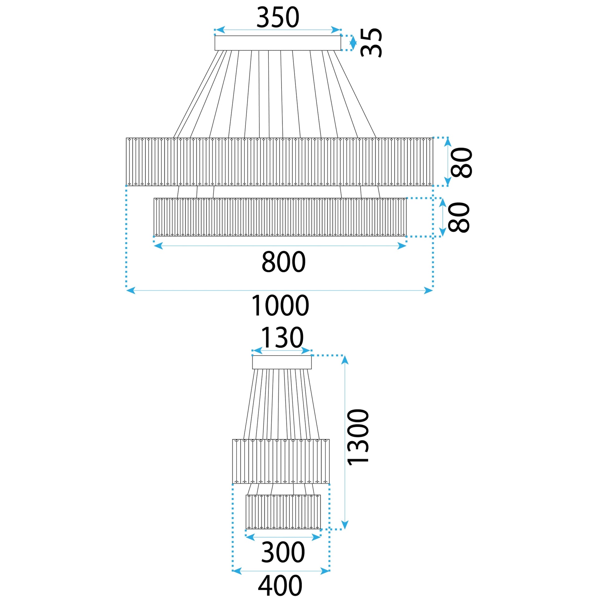 Lampă Suspendată Led App1546-cp2 Chrome  10