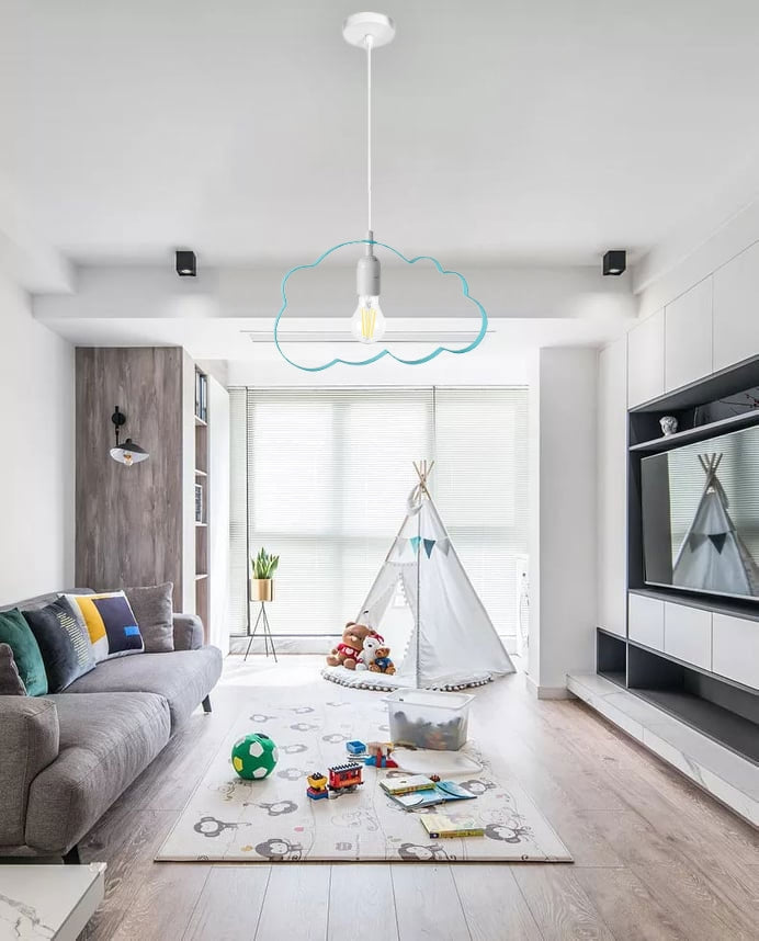 Lampa Suspendabila Norisori Bleu  3