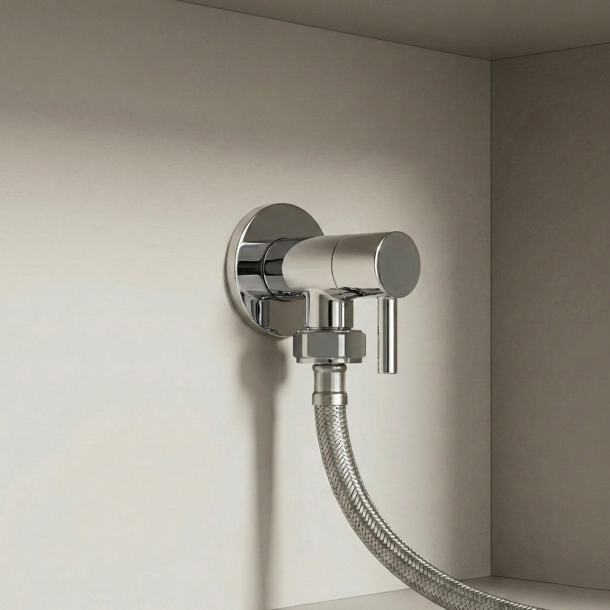 Robinet colțar 1/2" x 3/4" Chrome  5