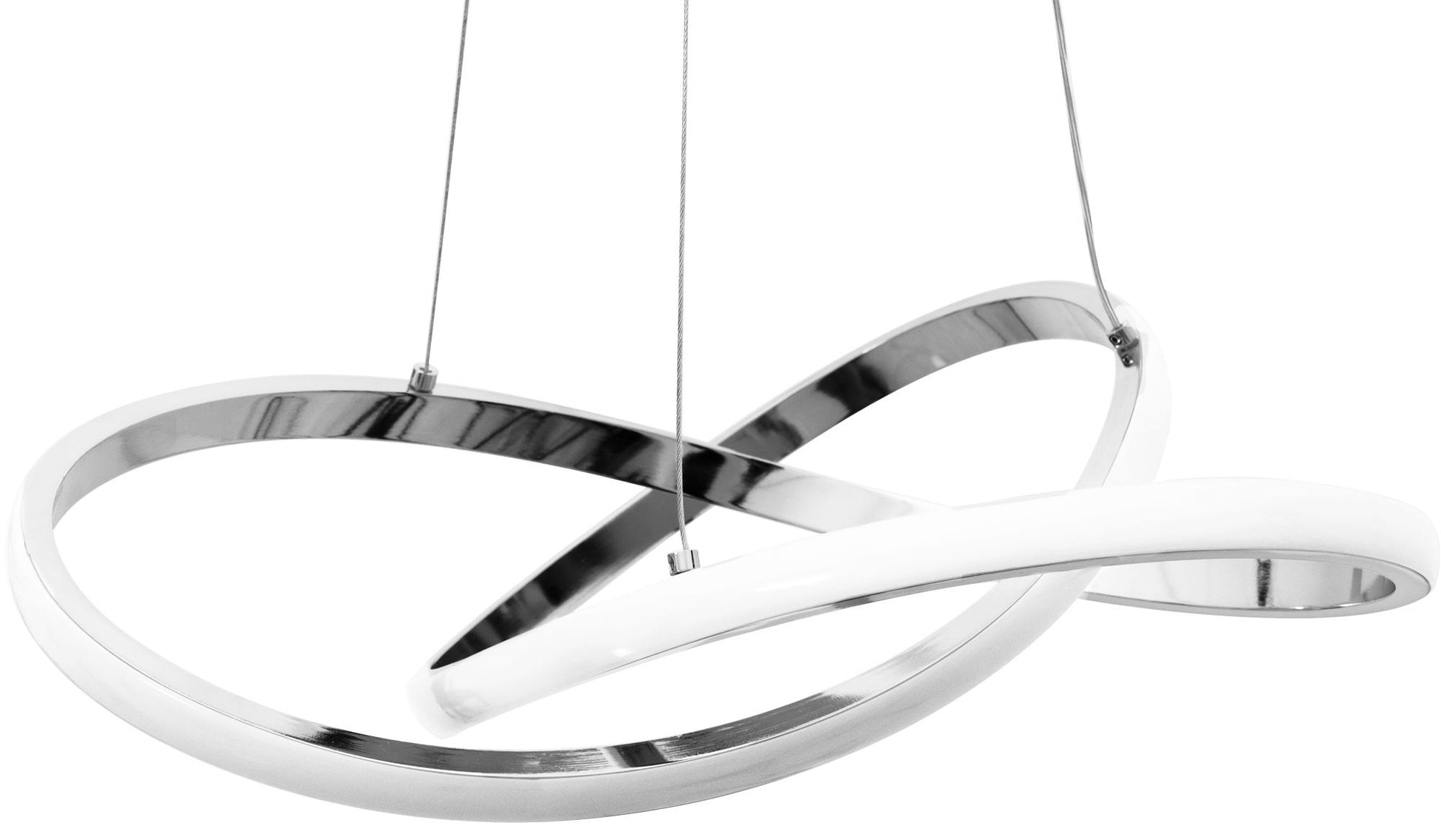 Lampă de tavan Inel suspendat LED modern + telecomandă APP389-CP Chrome  3