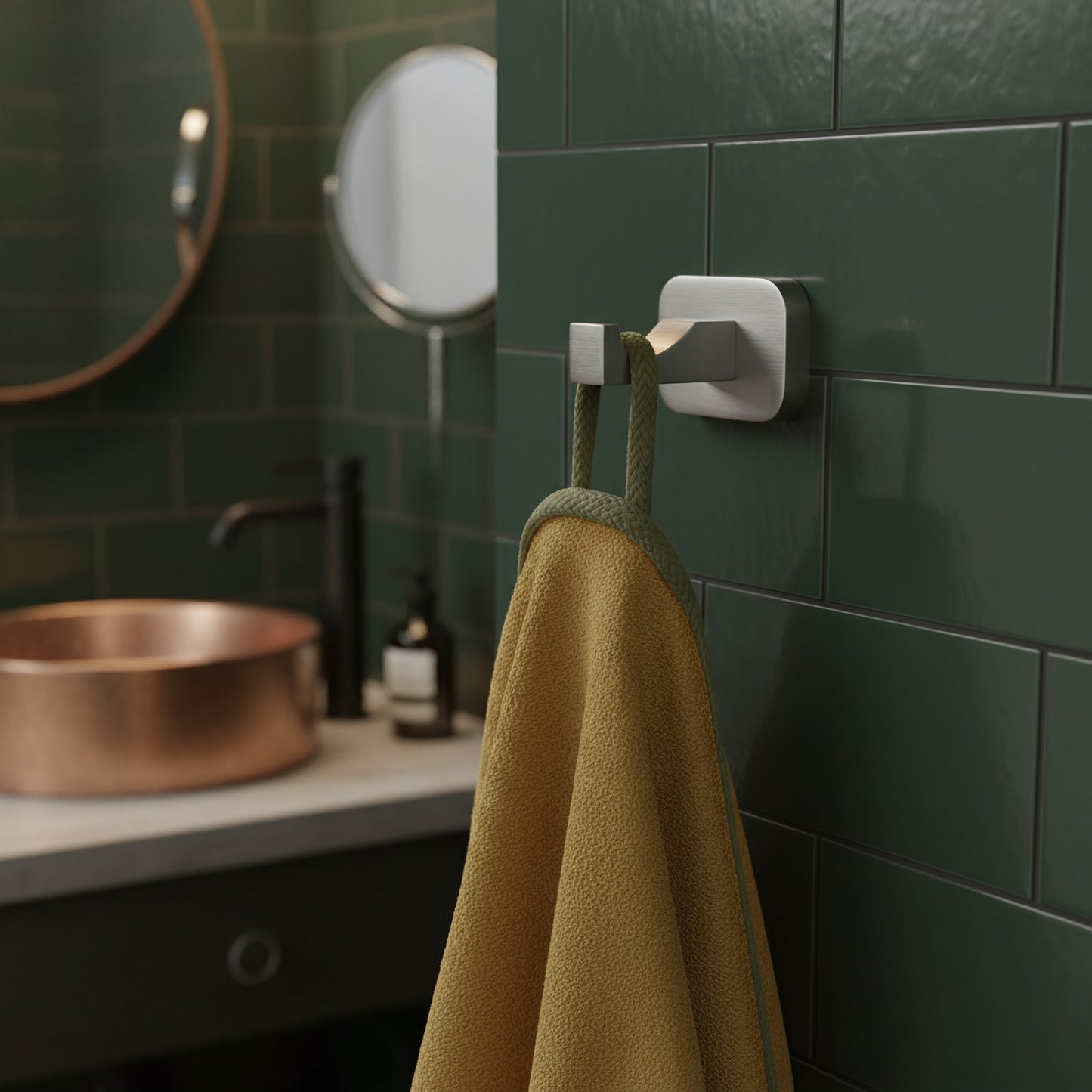 Cuier De Baie Nico 5905 Brush Nickel  3