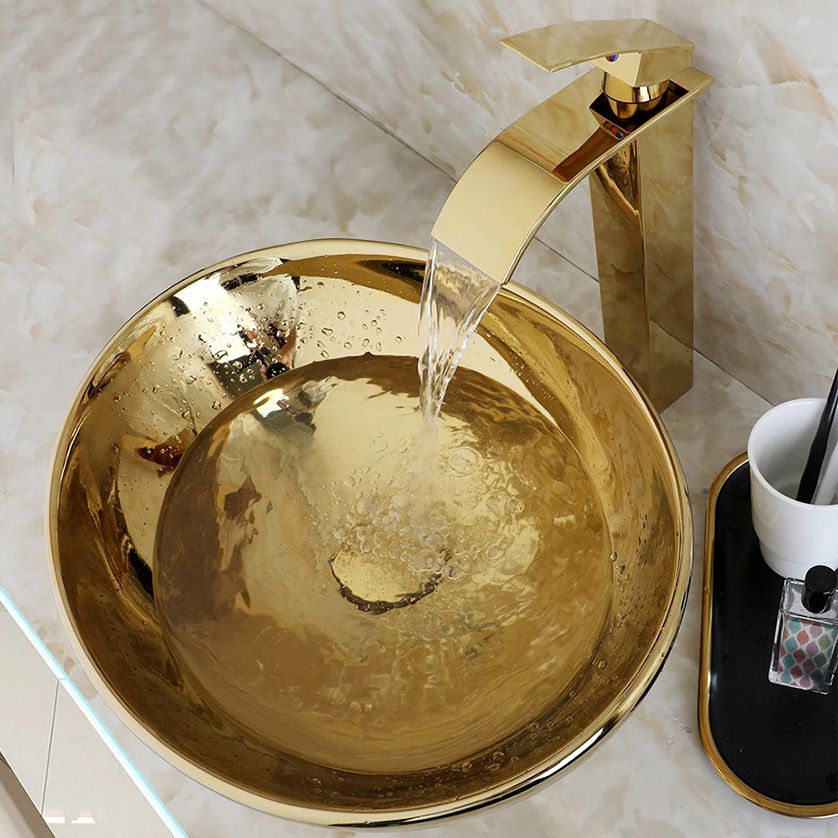 Lavoar pentru blat Rea Sofia Gold 3