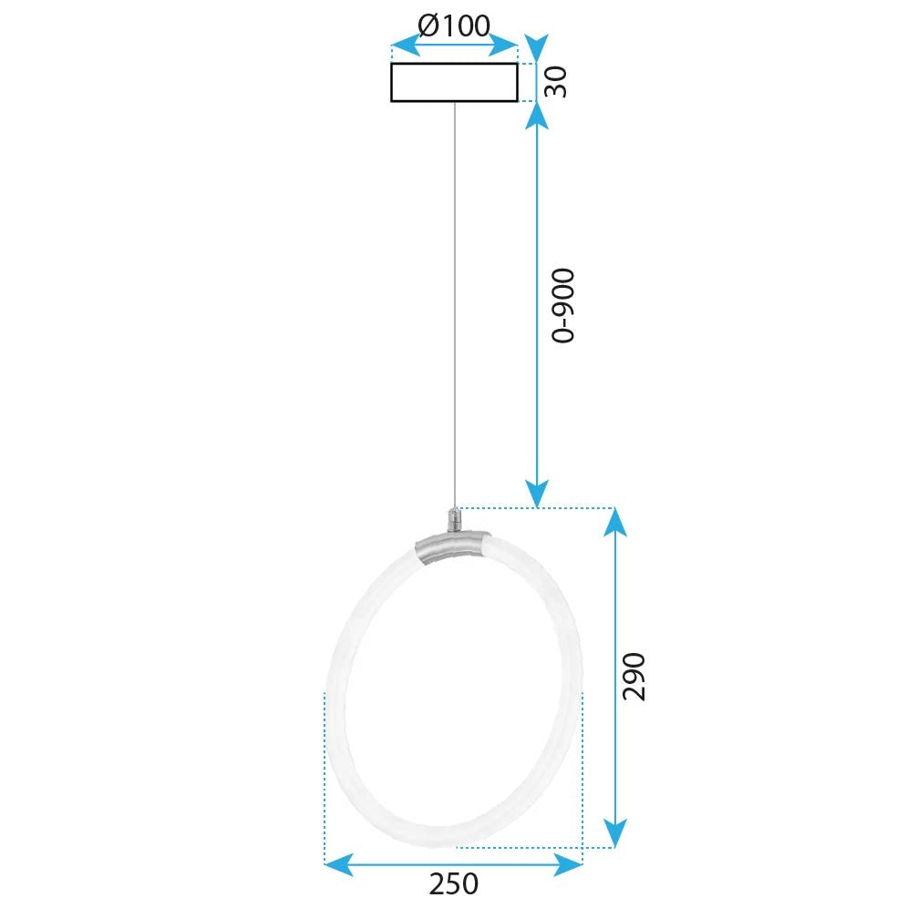 Lampa Led G020-cp Gold  6