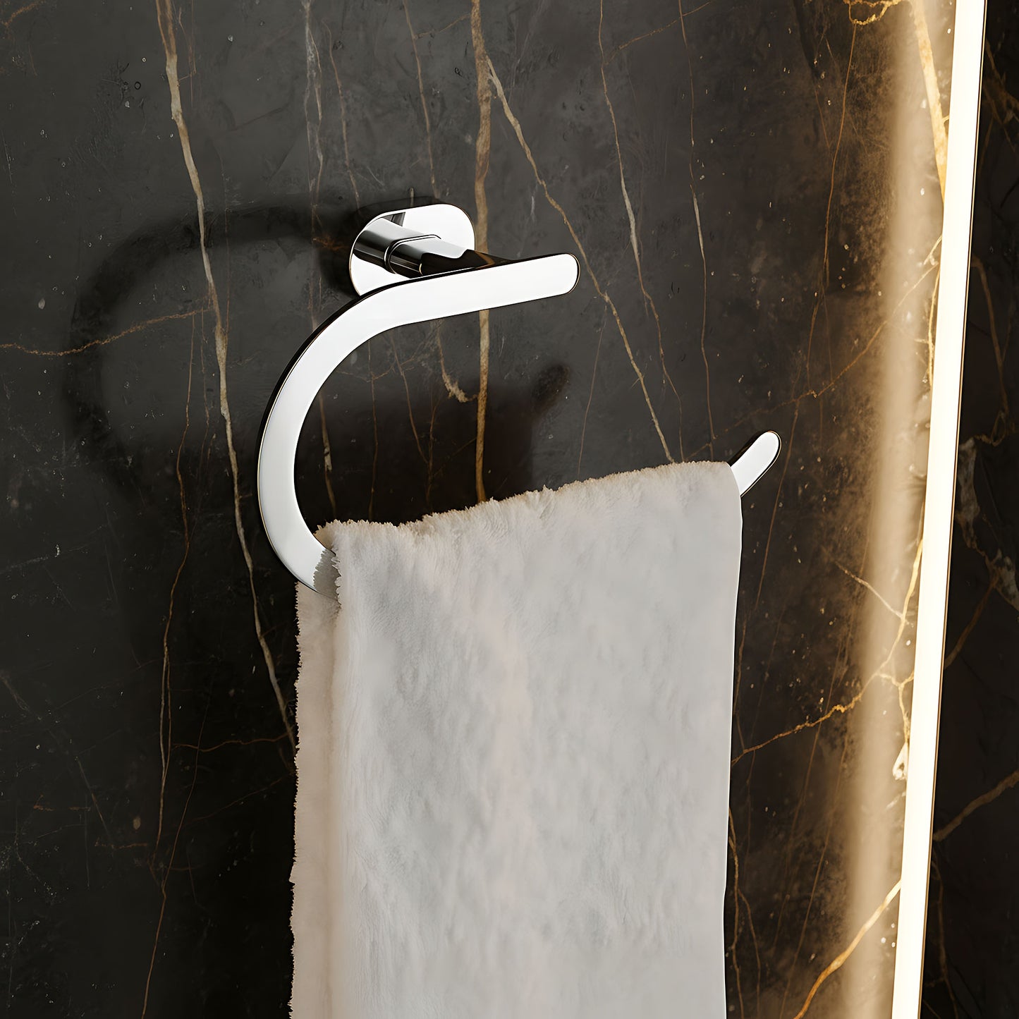 Cuier De Baie Ring 110 Til Chrome  2