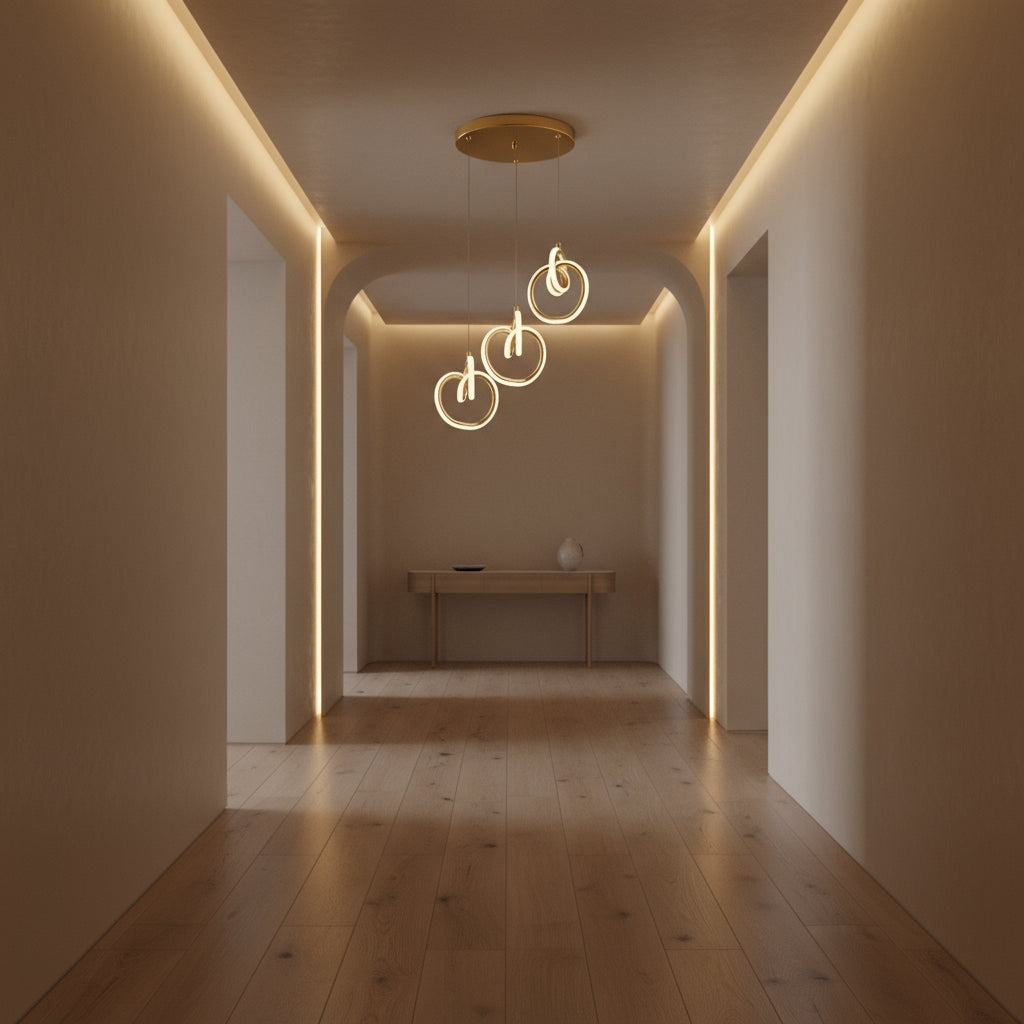 Lampa Led Lhj093-3cp Gold  5