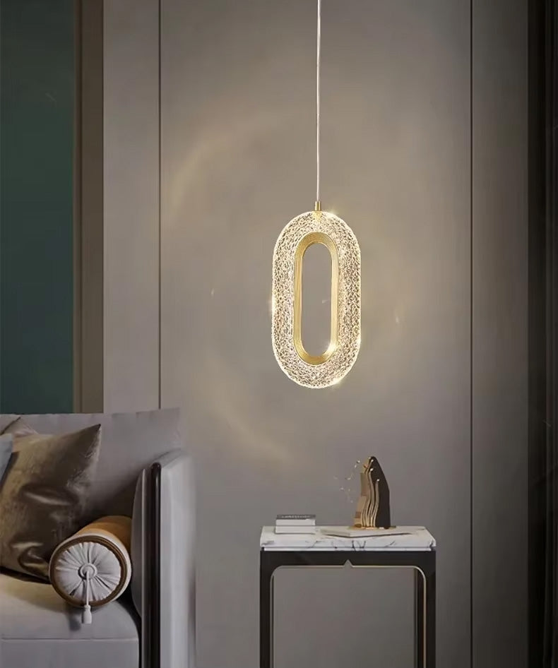 Lustră Cu Cristale Suspendată G113-1cp Gold  6