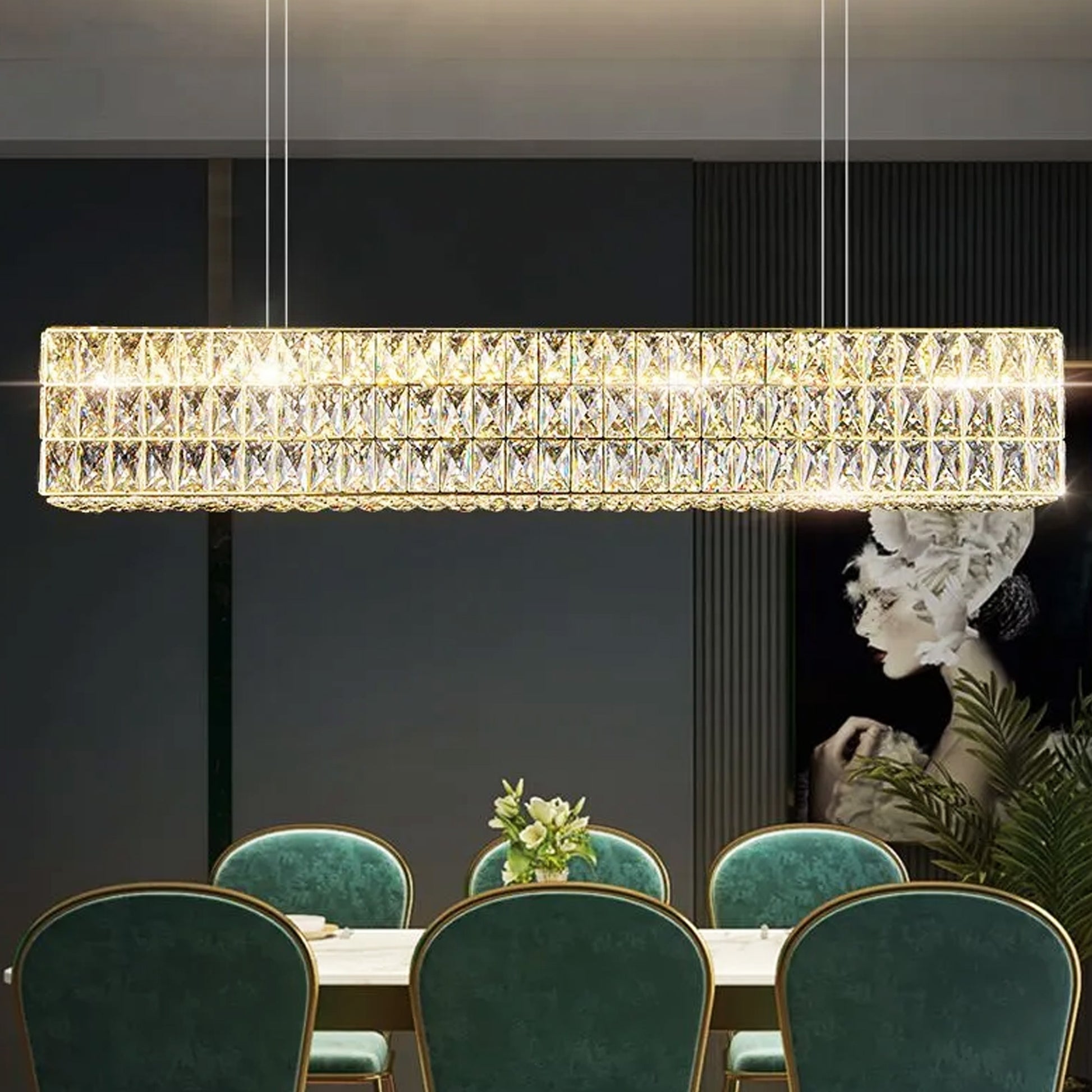 Lampă Suspendată Led App1566-cp Gold  5