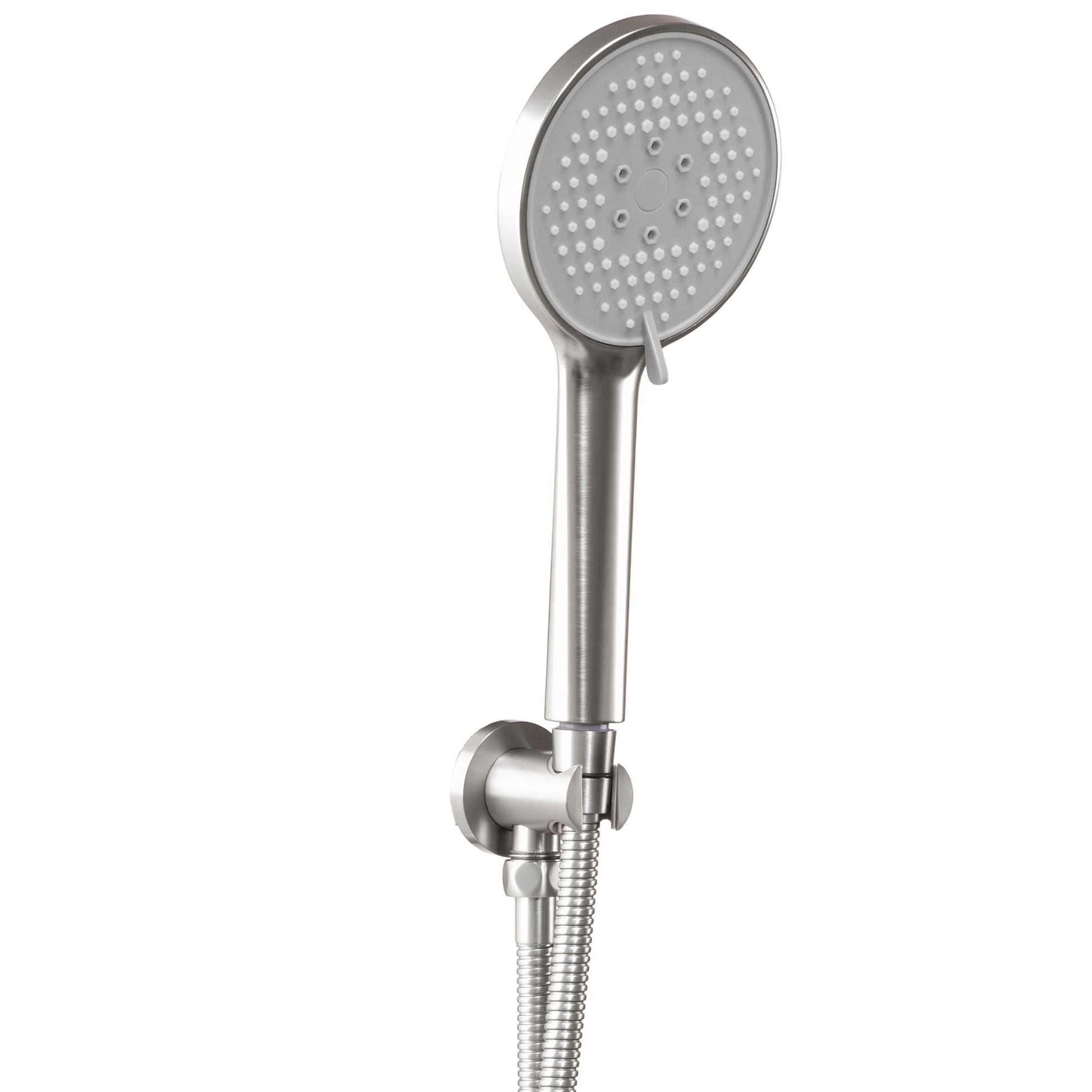 Set de duș incastrat  nichel periat INOX  + BOX  5