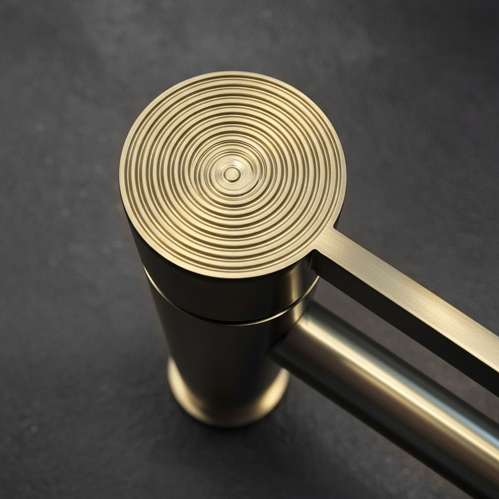 Baterie Pentru Baie Rea Foster Brush Gold High  14