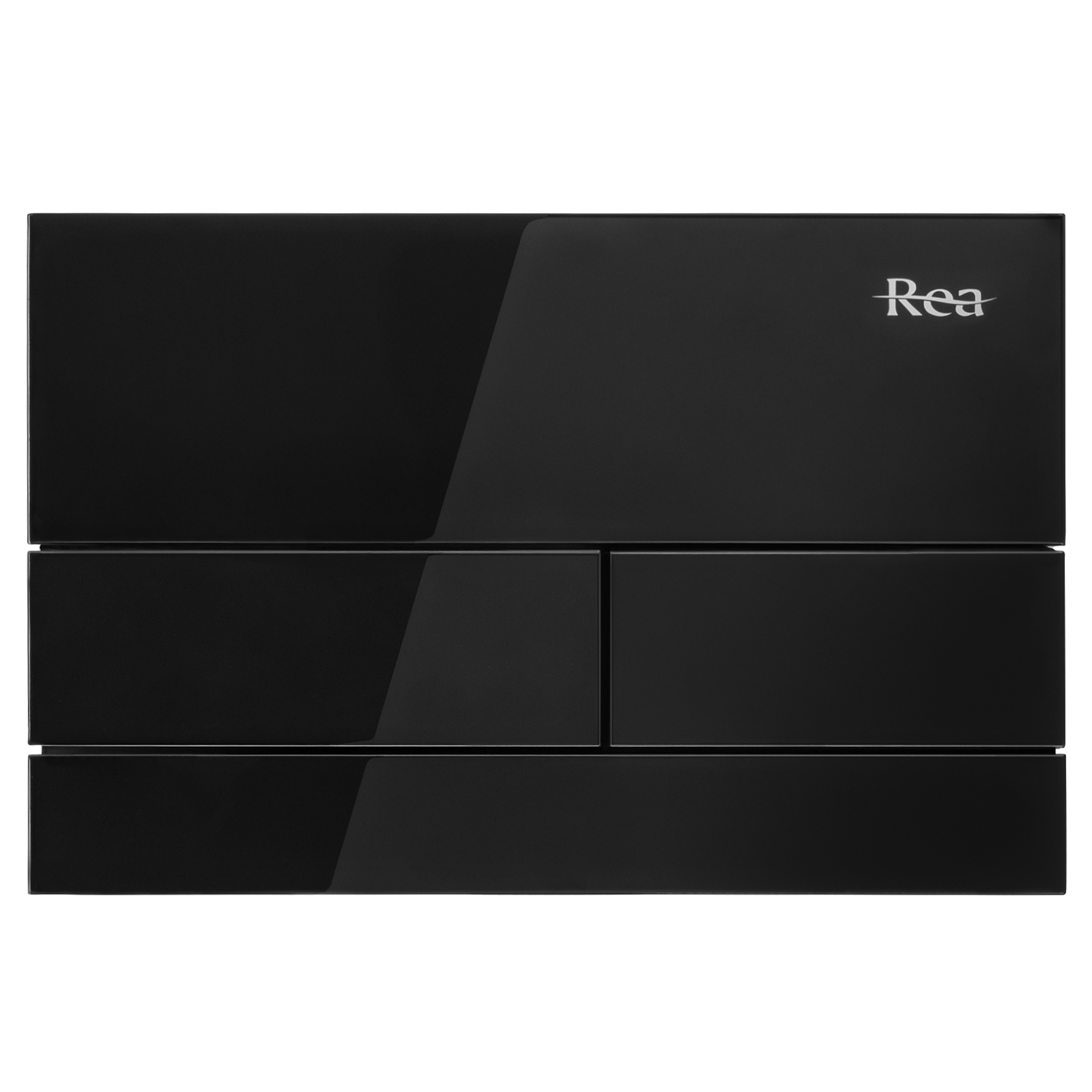 Cadru Wc Încastrat K011a-q Rea Cu Buton T Black Glass  6