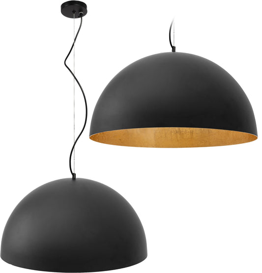 Lampă de tavan suspendată neagra 50cm APP379-1CP 1