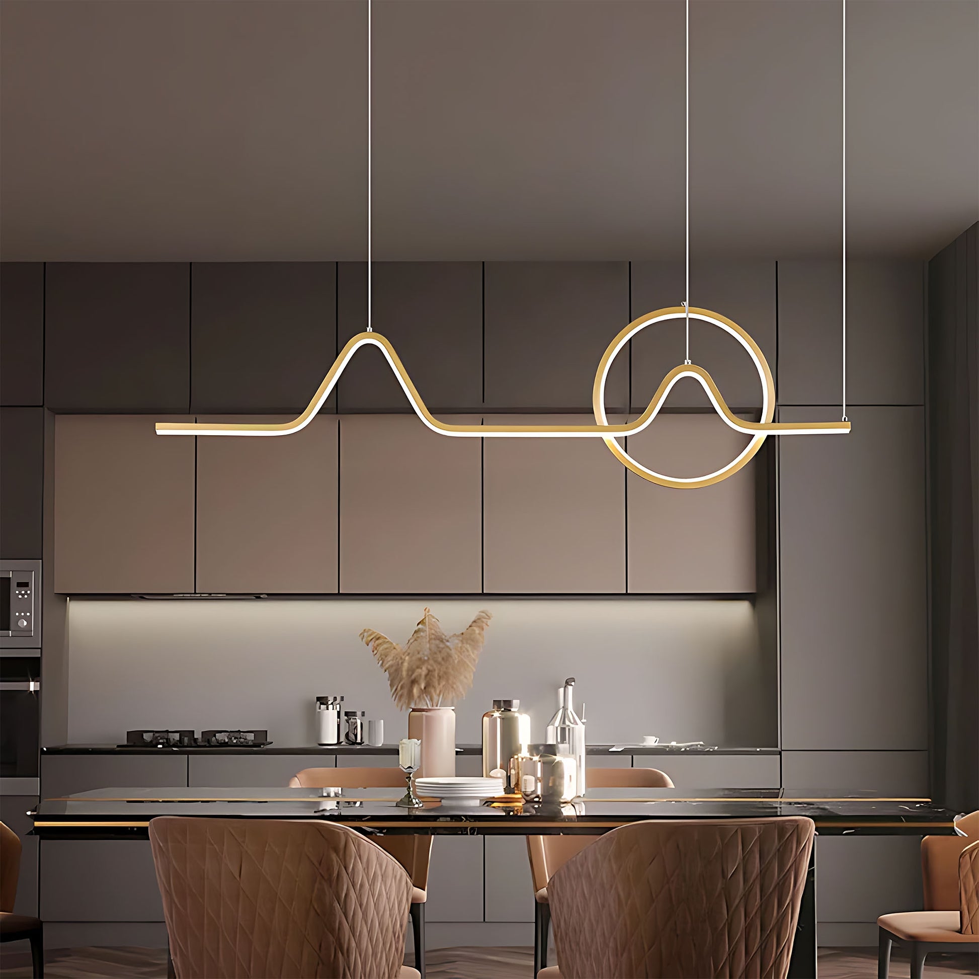 Lampa Led Lhj022-cp 120 Cm Gold  2