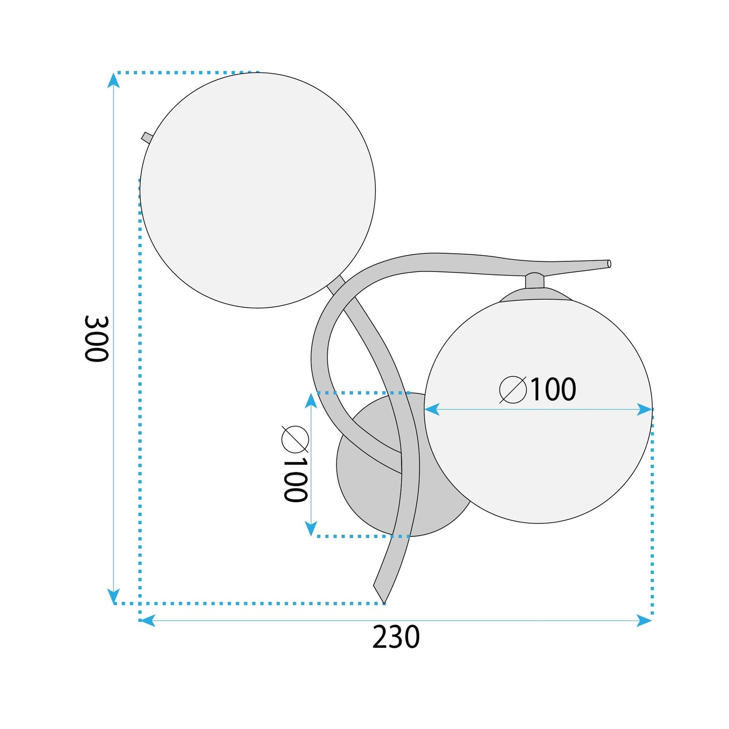 Lampa De Perete Led G132-2w Gold  5