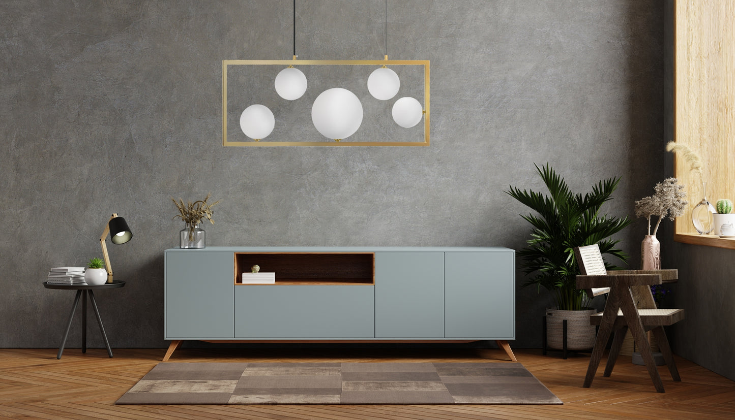Lampă De Tavan APP1020-5CP  5
