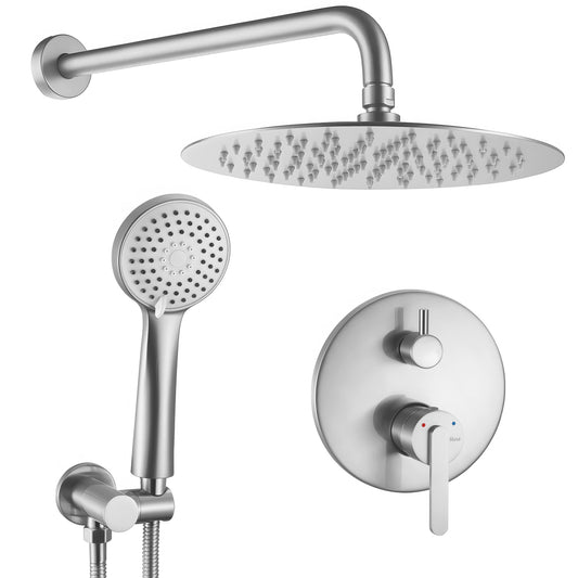 Set De Dus Incastrat Rea Ontario Brush Nickel + Box  1