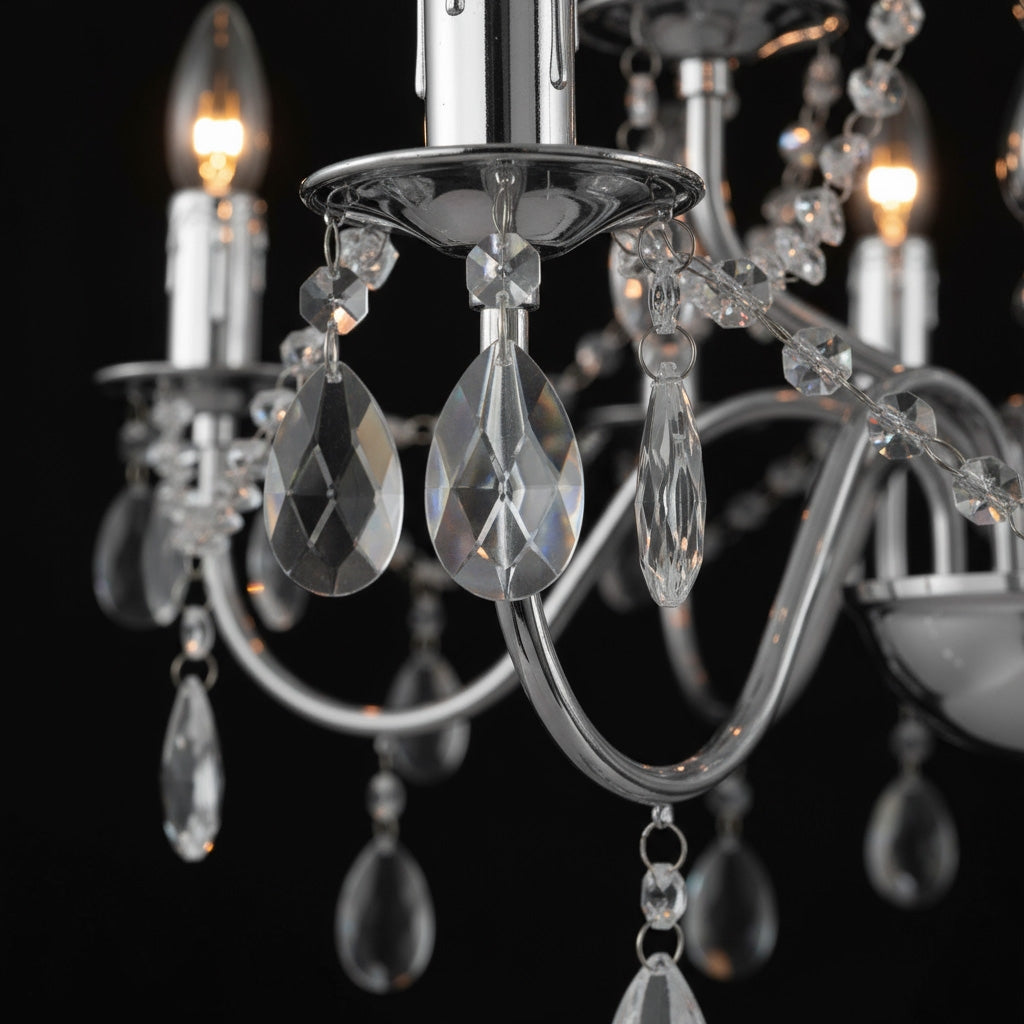 Lampă Suspendată Ebt016-9cp Chrome  3