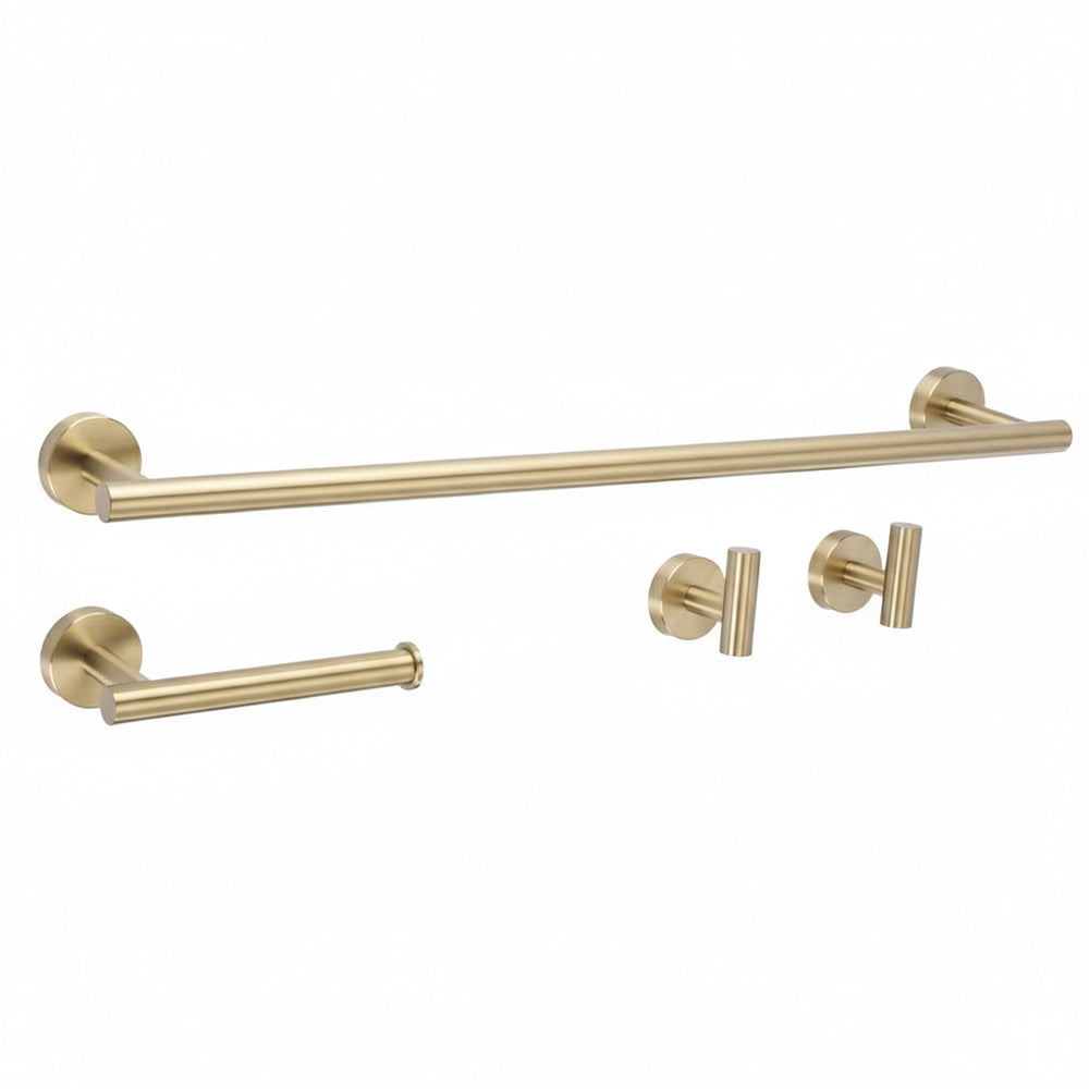 Set Accesorii Pentru Baie Ari Brush Gold 4 Piese  2