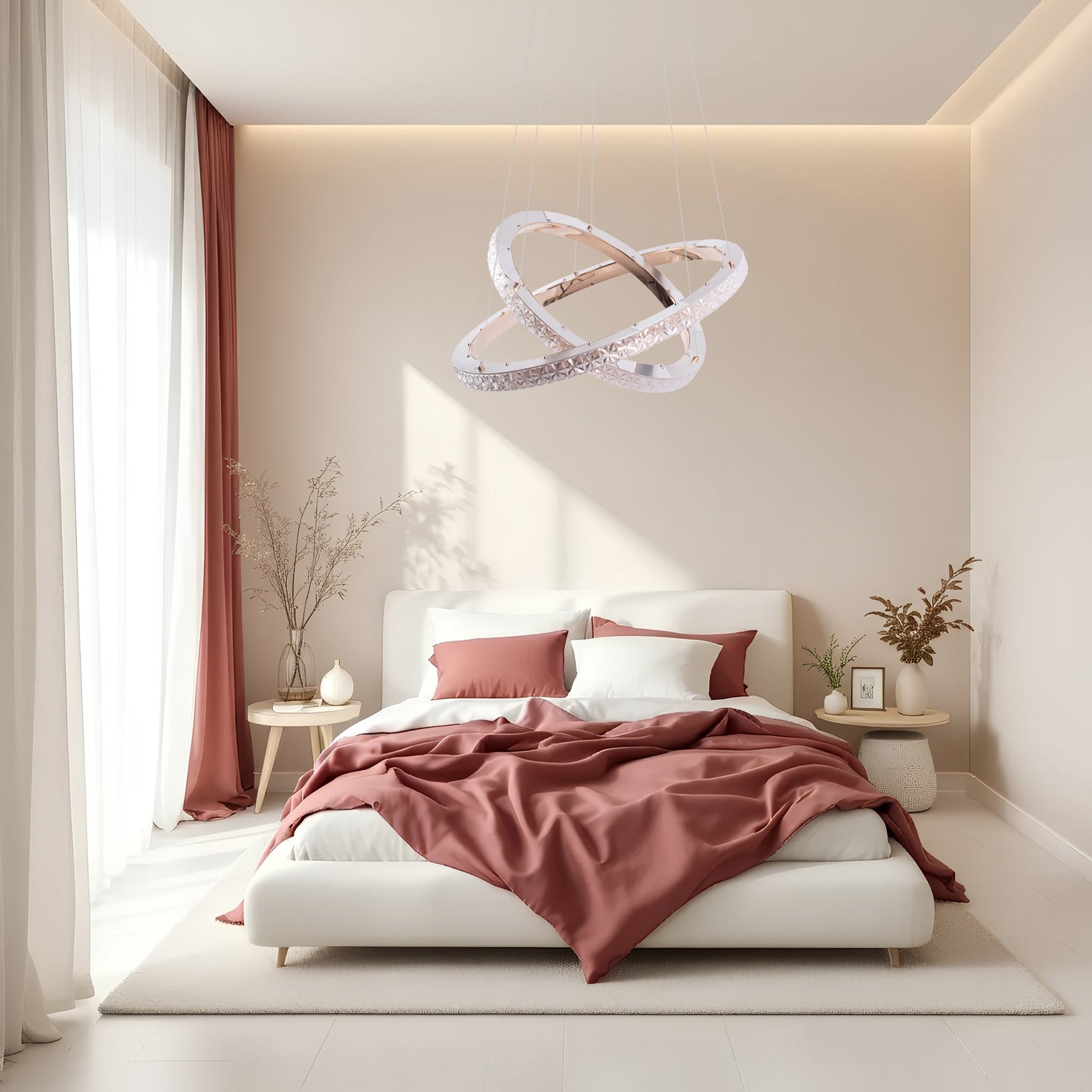 Lampa Led Ms011-cp Rose Gold 59cm  4