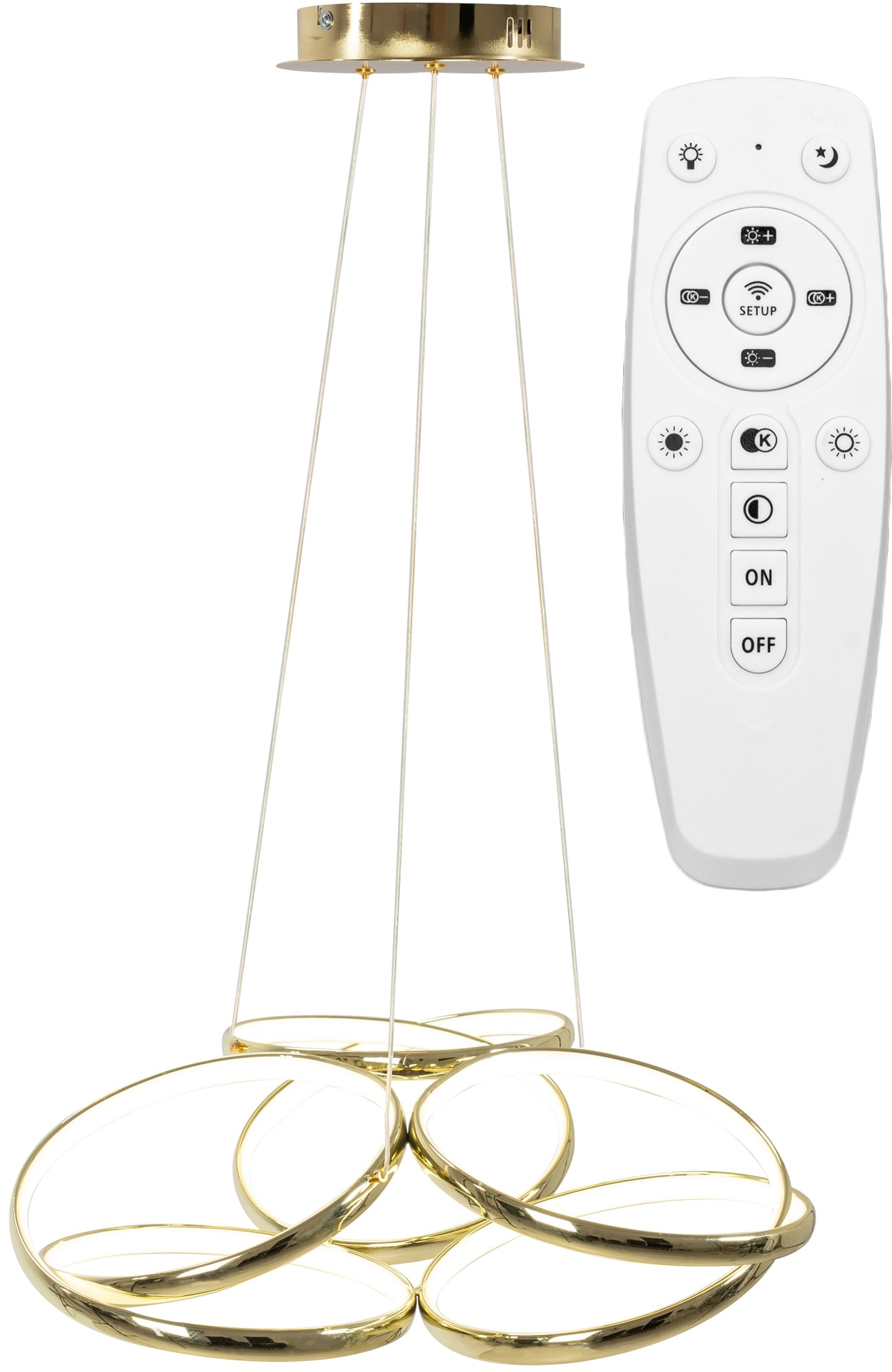 Lampa Led App794-cp Flat Gold  1