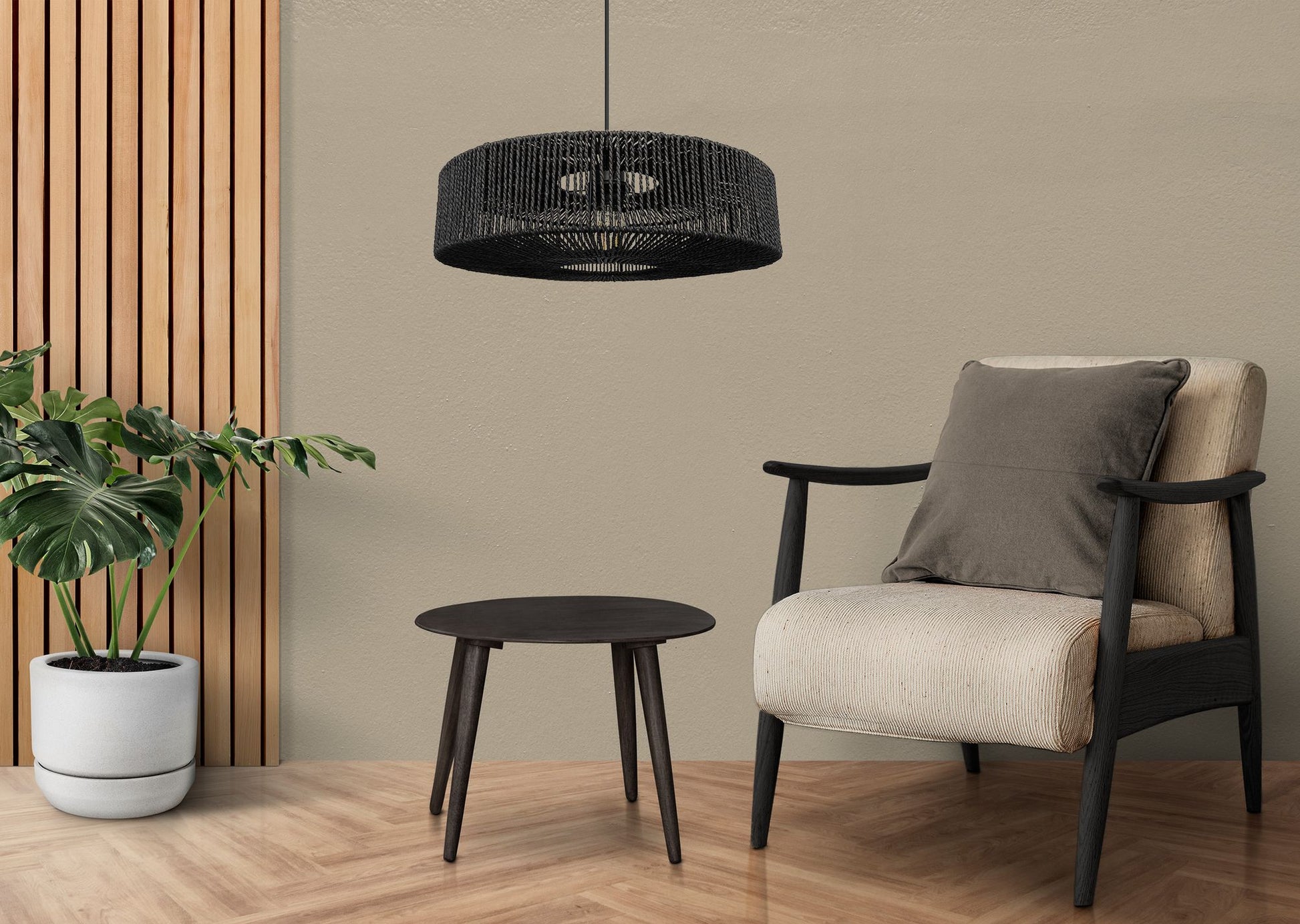 Lampă de tavan APP1484-1CP Black  6