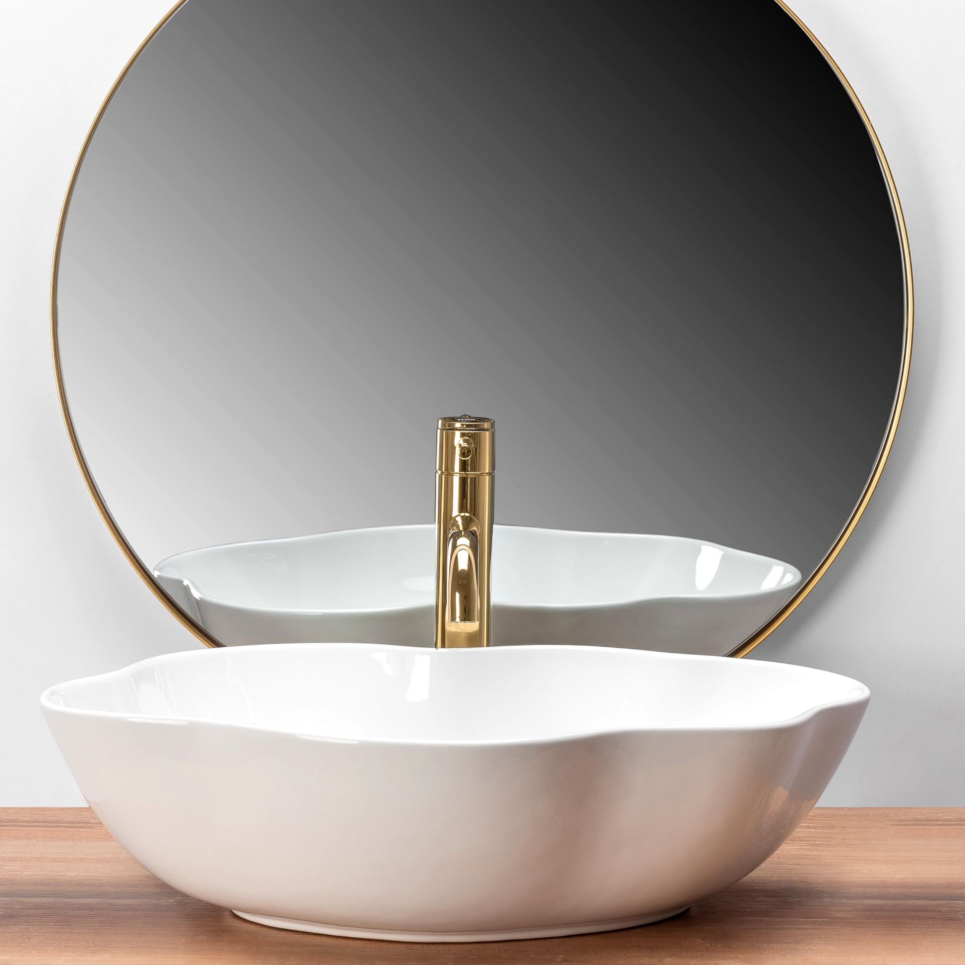 Lavoar pentru blat Rea Pearl White 4