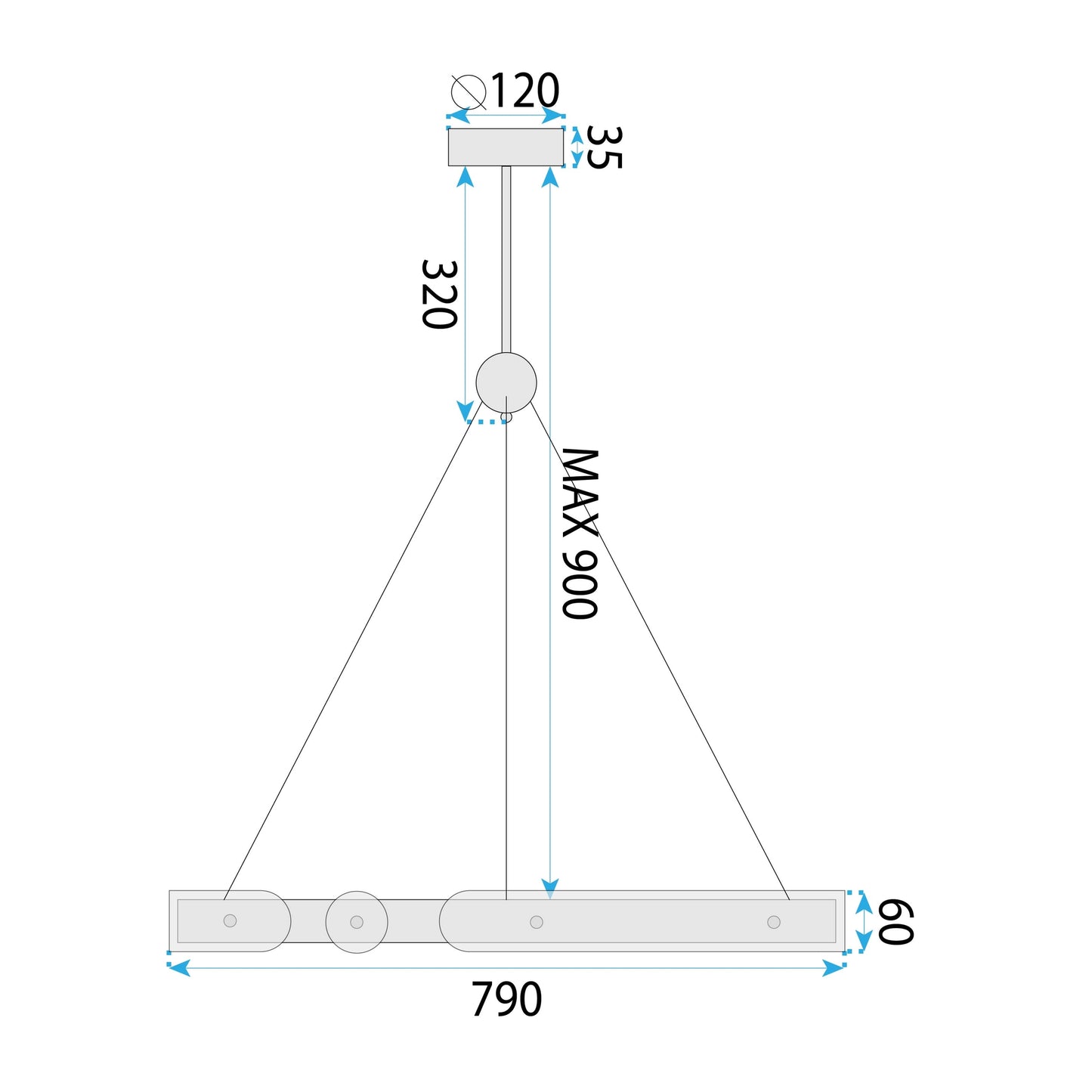 Lampa Led App1549-cp Gold + Remote Control  6