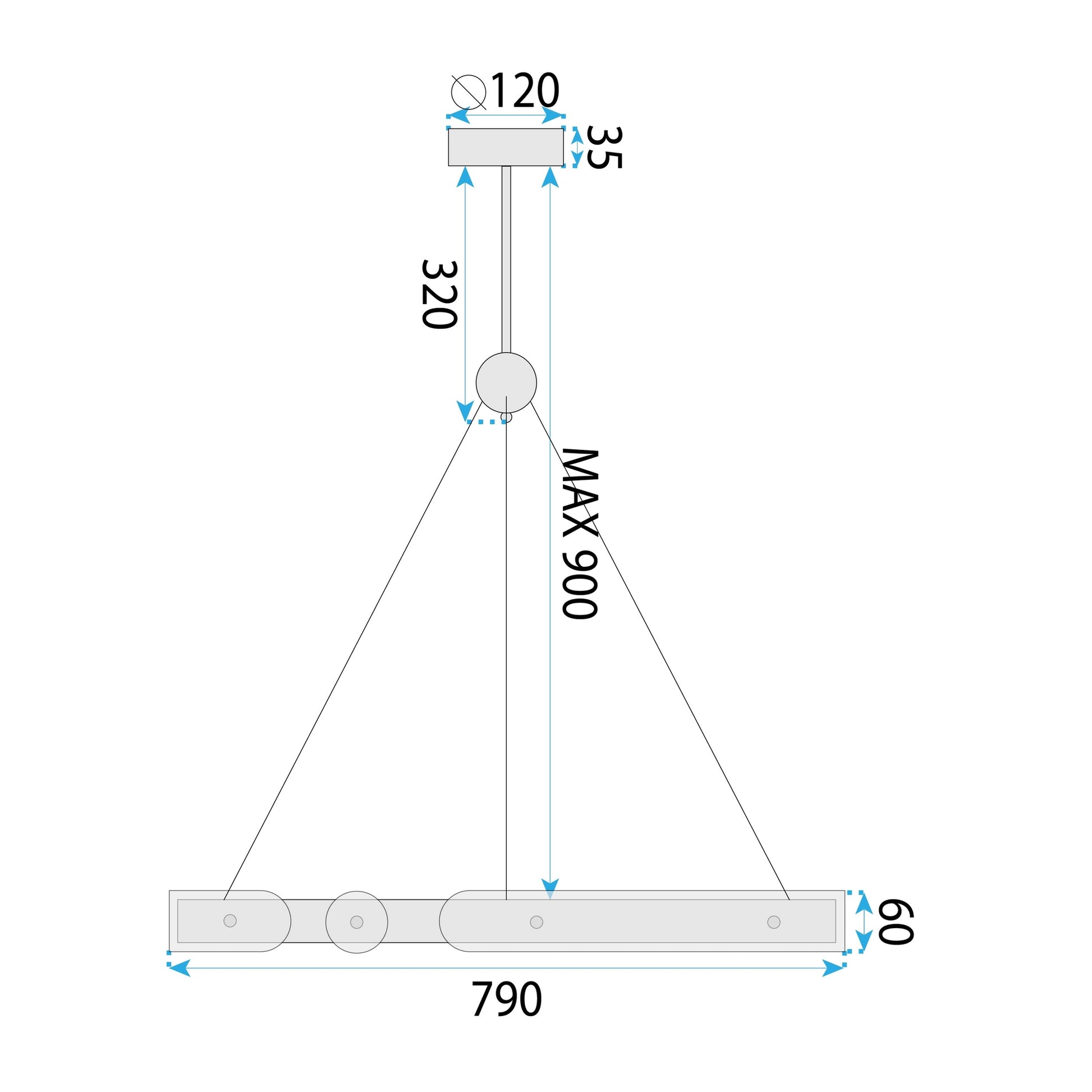 Lampa Led App1549-cp Gold + Remote Control  6