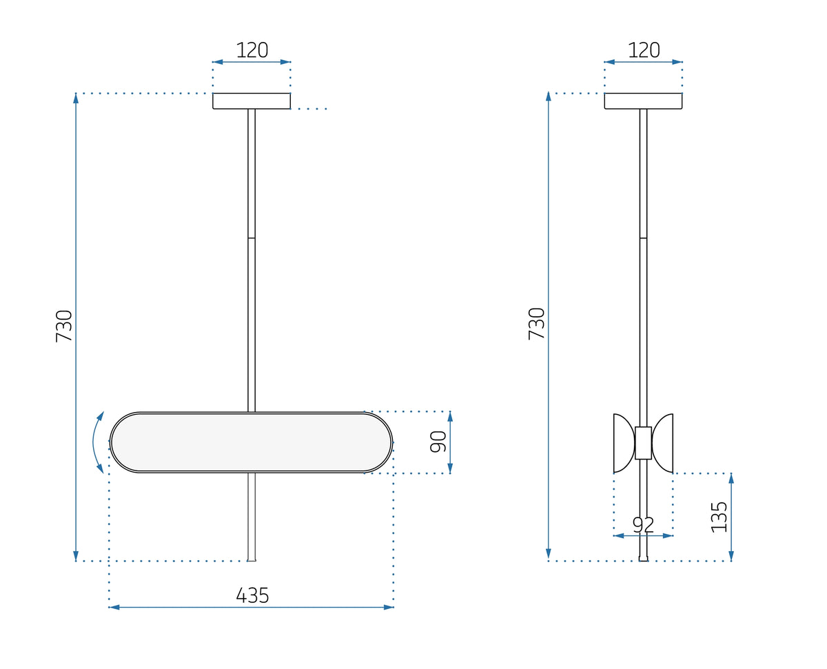 Lampa Led App832-cp Gold  8