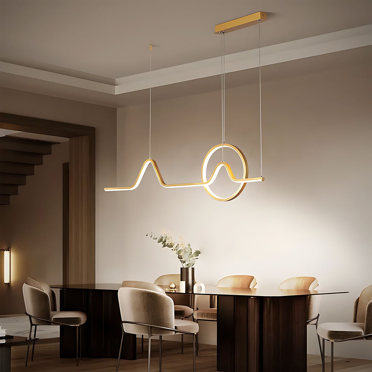Lampa Led Lhj022-cp 120 Cm Gold  12