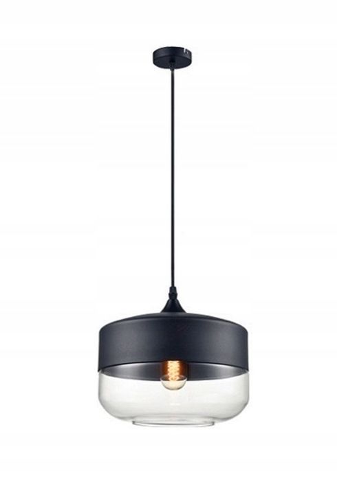 Lampa DE TAVAN SUSPENDABILA din sticla Zenit D Black  2