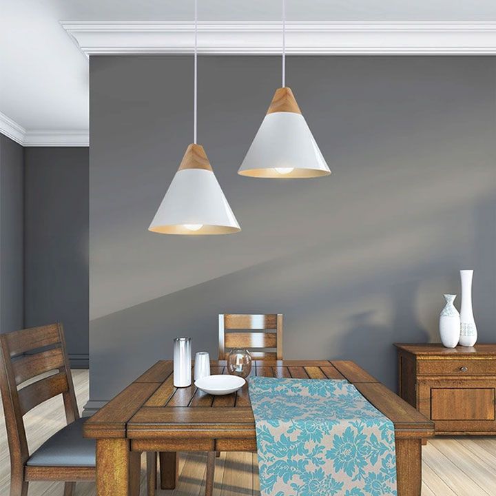 Lampa DE TAVAN SUSPENDABILA Scandi A alb  2