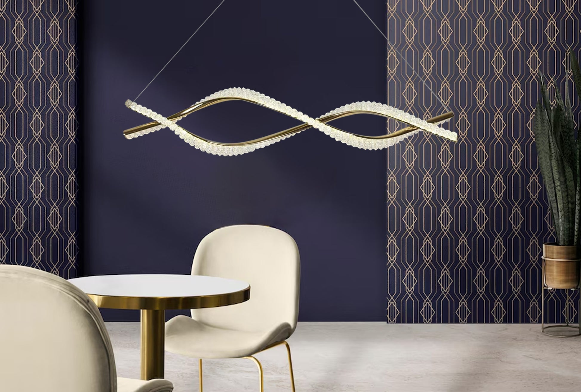 Lampa Led G033-cp Gold  4