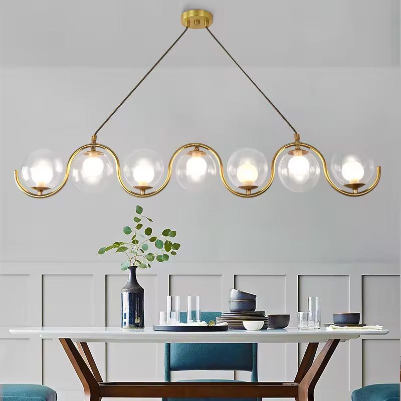 Lampă de tavan APP1441-7CP GOLD  7