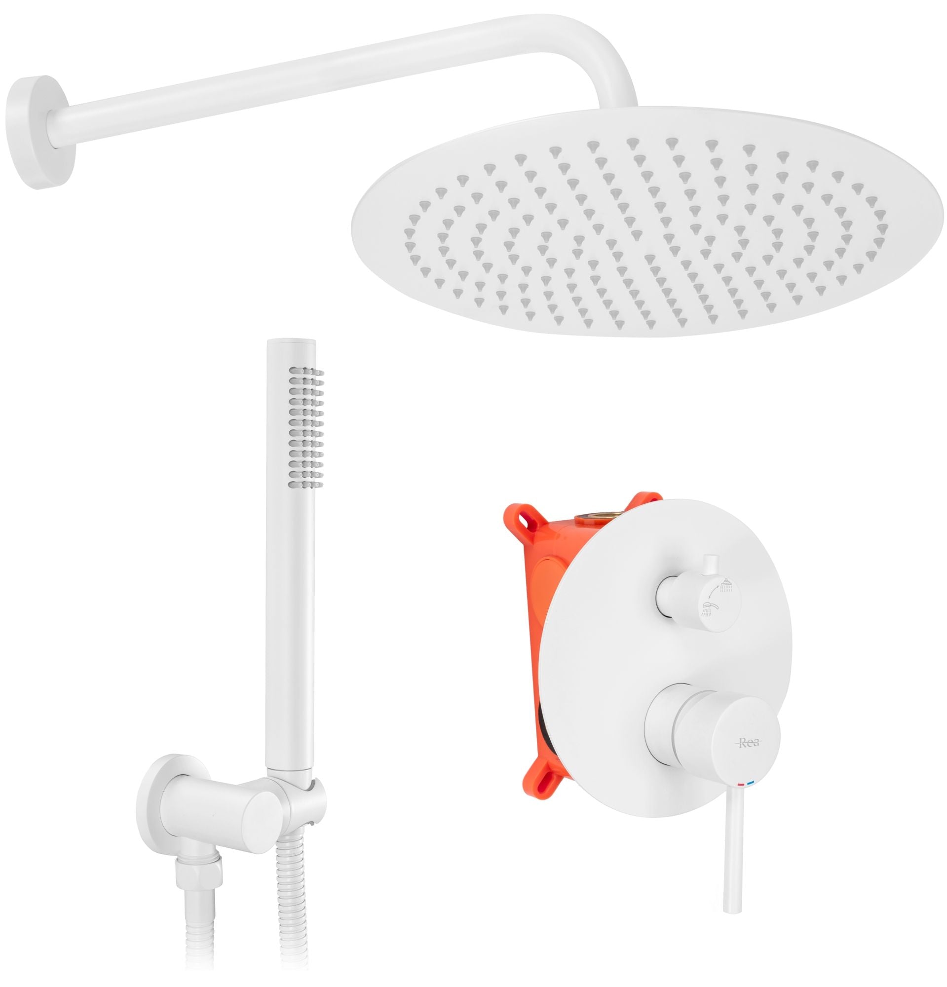 Set de dus REA Lungo white + BOX 1