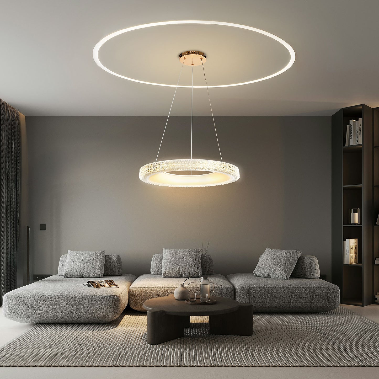 Lampa Led Ms002-cp Rose Gold 60cm  7