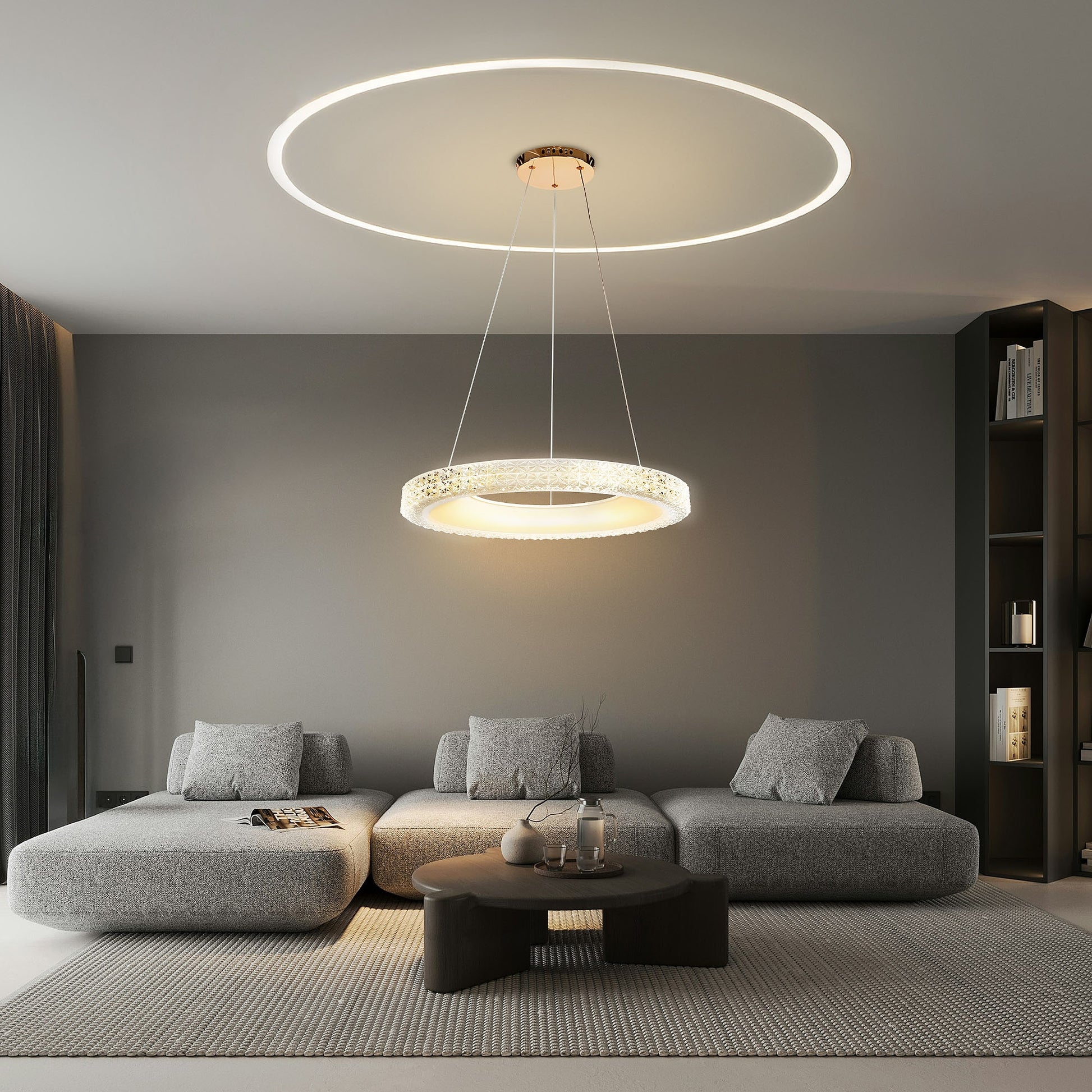 Lampa Led Ms002-cp Rose Gold 60cm  7