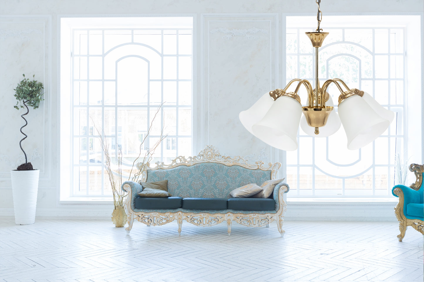 Lampă Suspendată Vintage APP959-5CP Gold  5